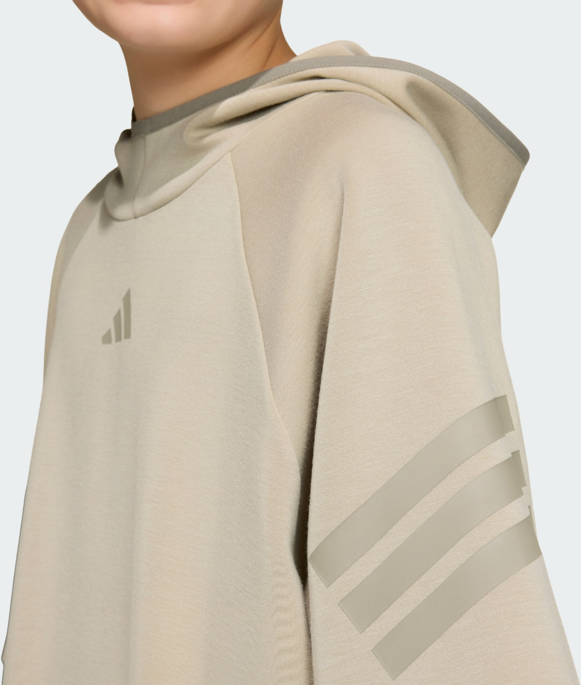 ADIDAS, Adidas Future Icons 3 Stripes Short Sleeve Hoodie