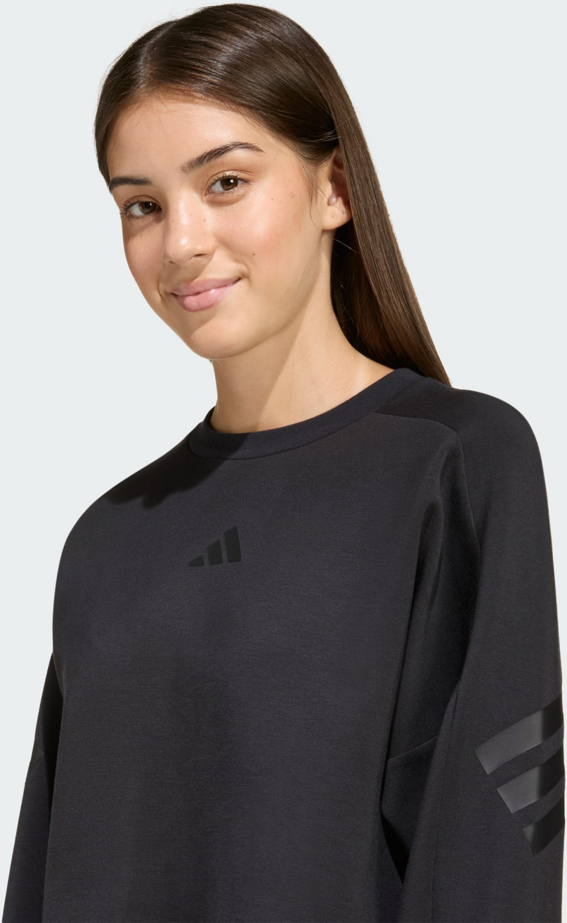 ADIDAS, Adidas Future Icons 3 Stripes Sweatshirt I Crop-modell