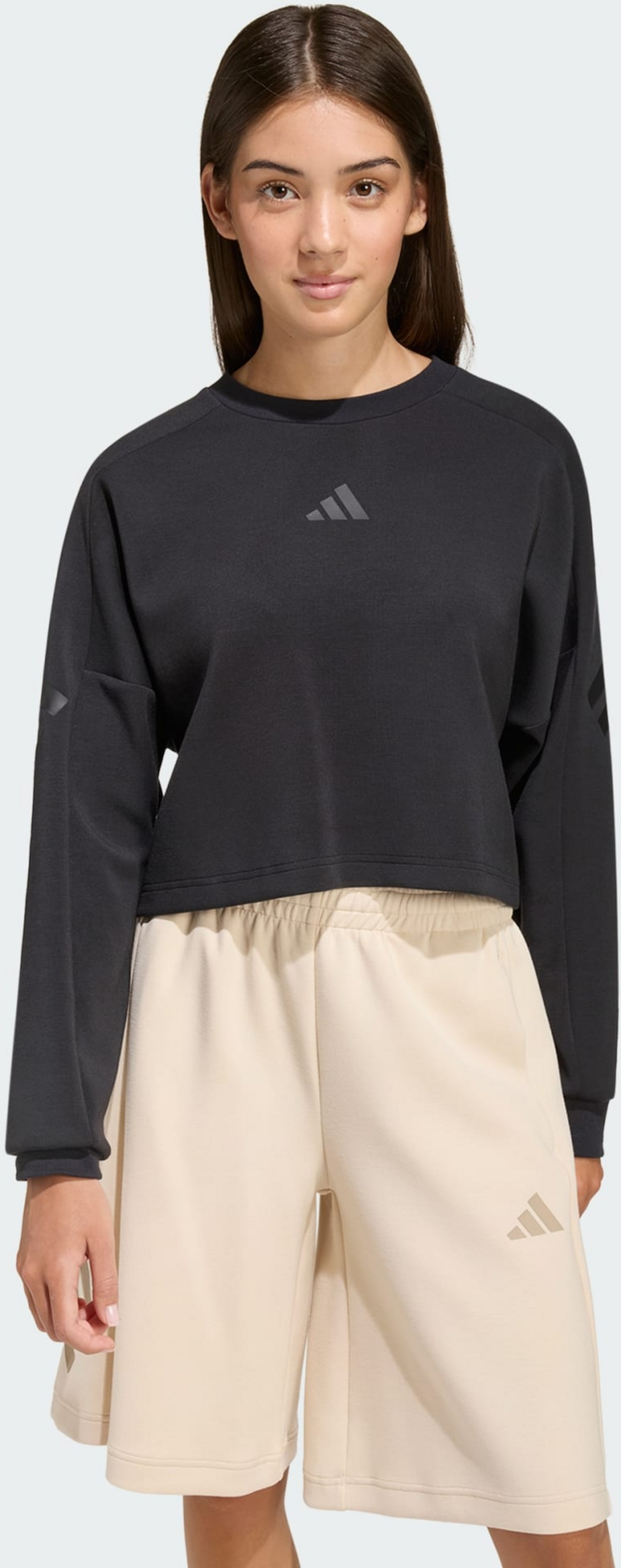 ADIDAS, Adidas Future Icons 3 Stripes Sweatshirt I Crop-modell