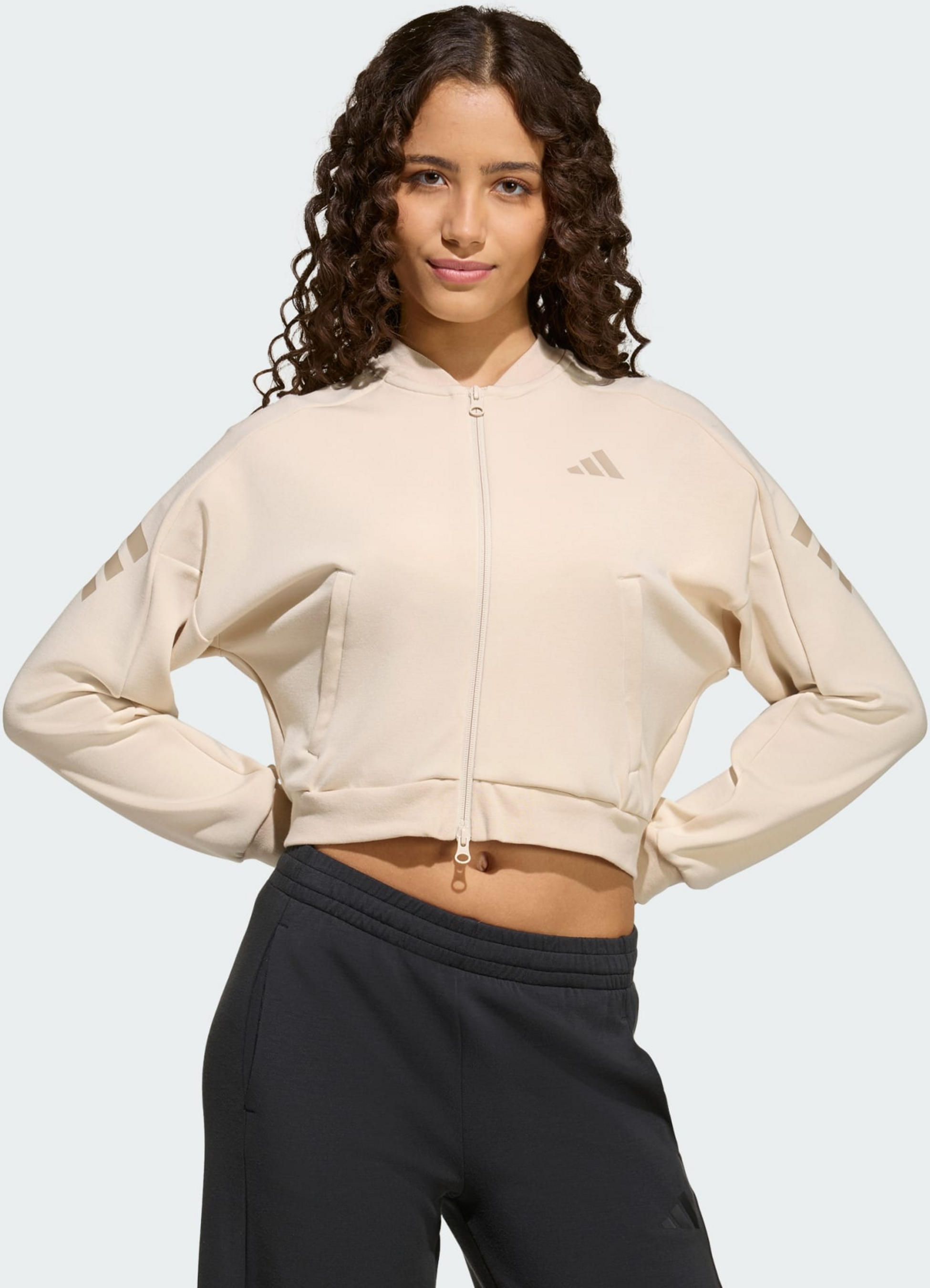 ADIDAS, Adidas Future Icons 3 Stripes Träningsjacka Med Hel Dragkedja