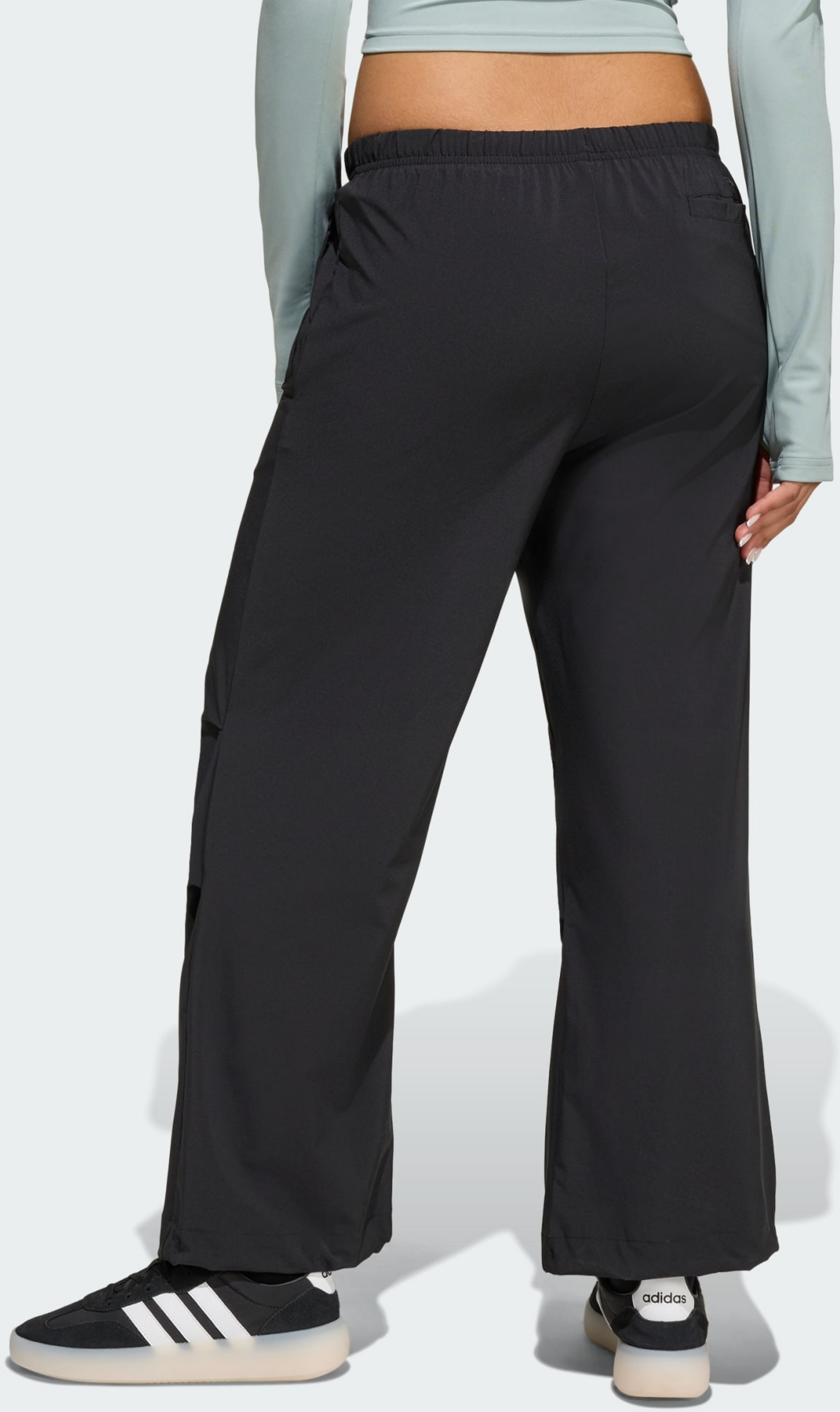 ADIDAS, Adidas Future Icons Vävda Byxor Med Elastisk Midja Och Vida Ben