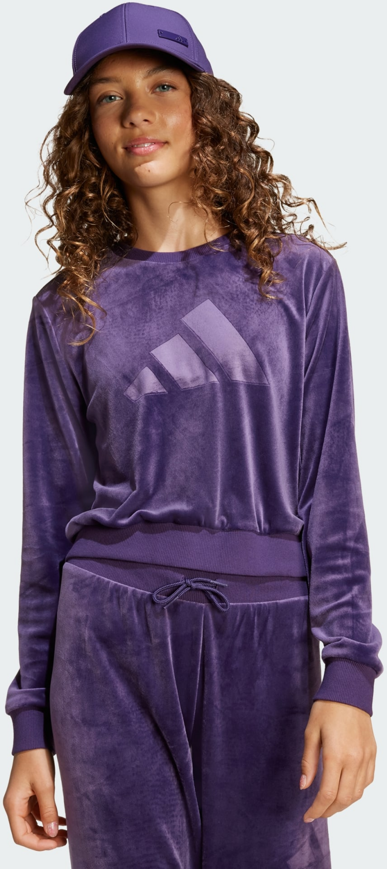 ADIDAS, Adidas Girl Holiday Glam-sweatshirt I Crop-modell