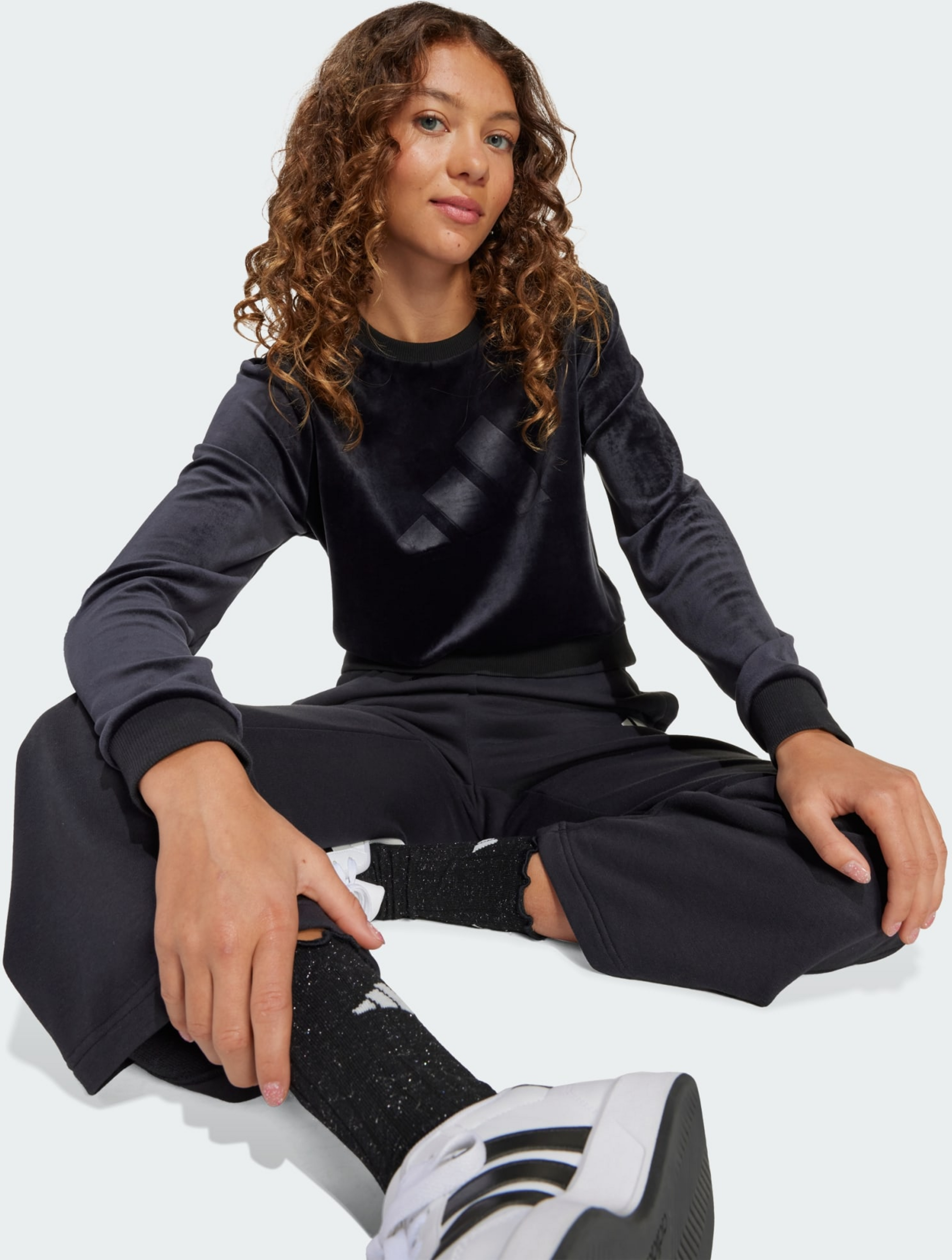 ADIDAS, Adidas Girl Holiday Glam-sweatshirt I Crop-modell