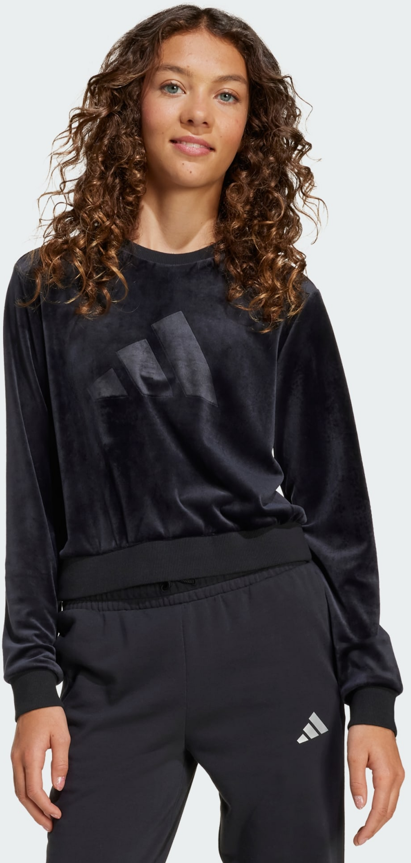ADIDAS, Adidas Girl Holiday Glam-sweatshirt I Crop-modell