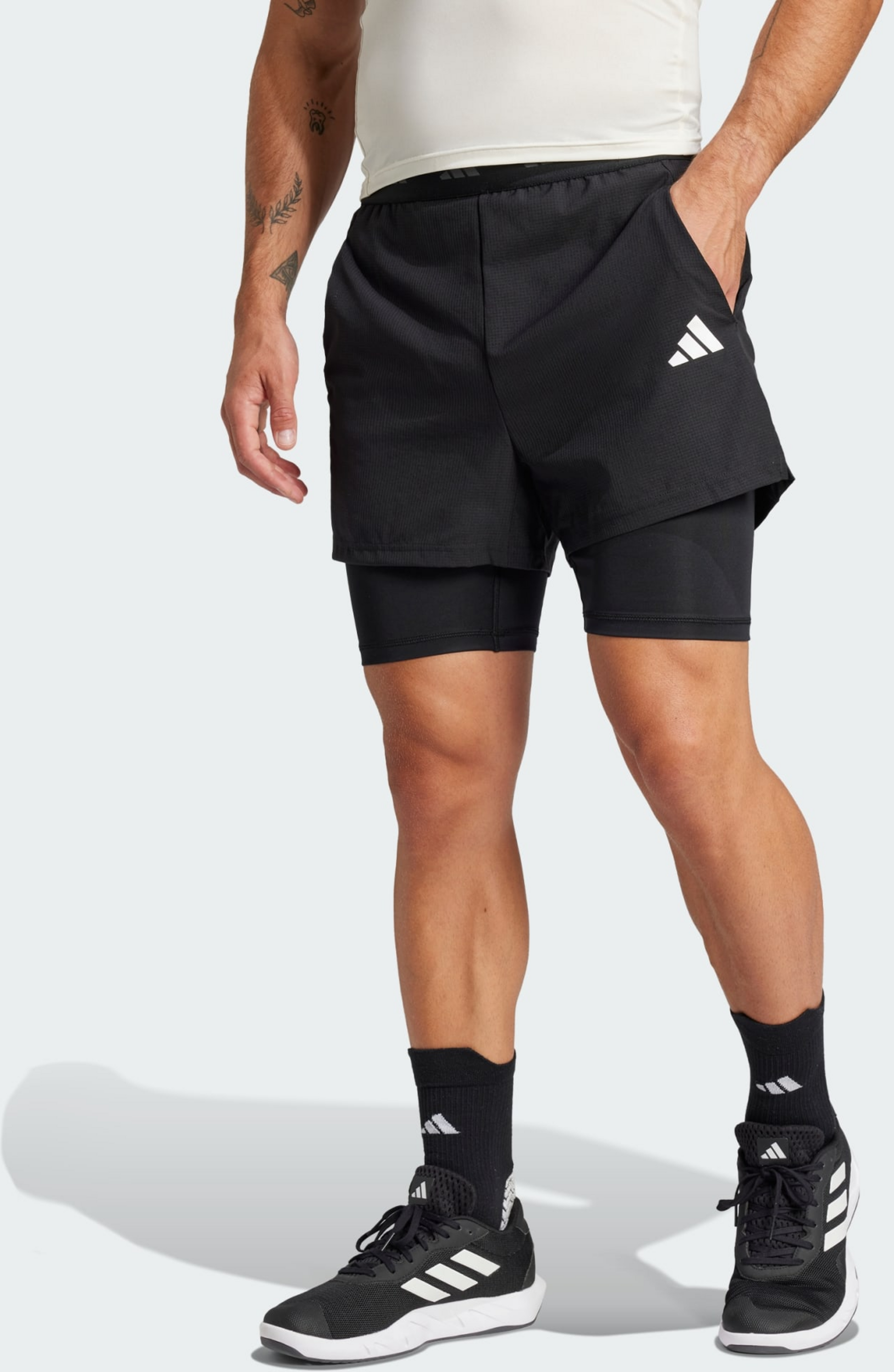 ADIDAS, Adidas Gym+ 2-in-1 Shorts