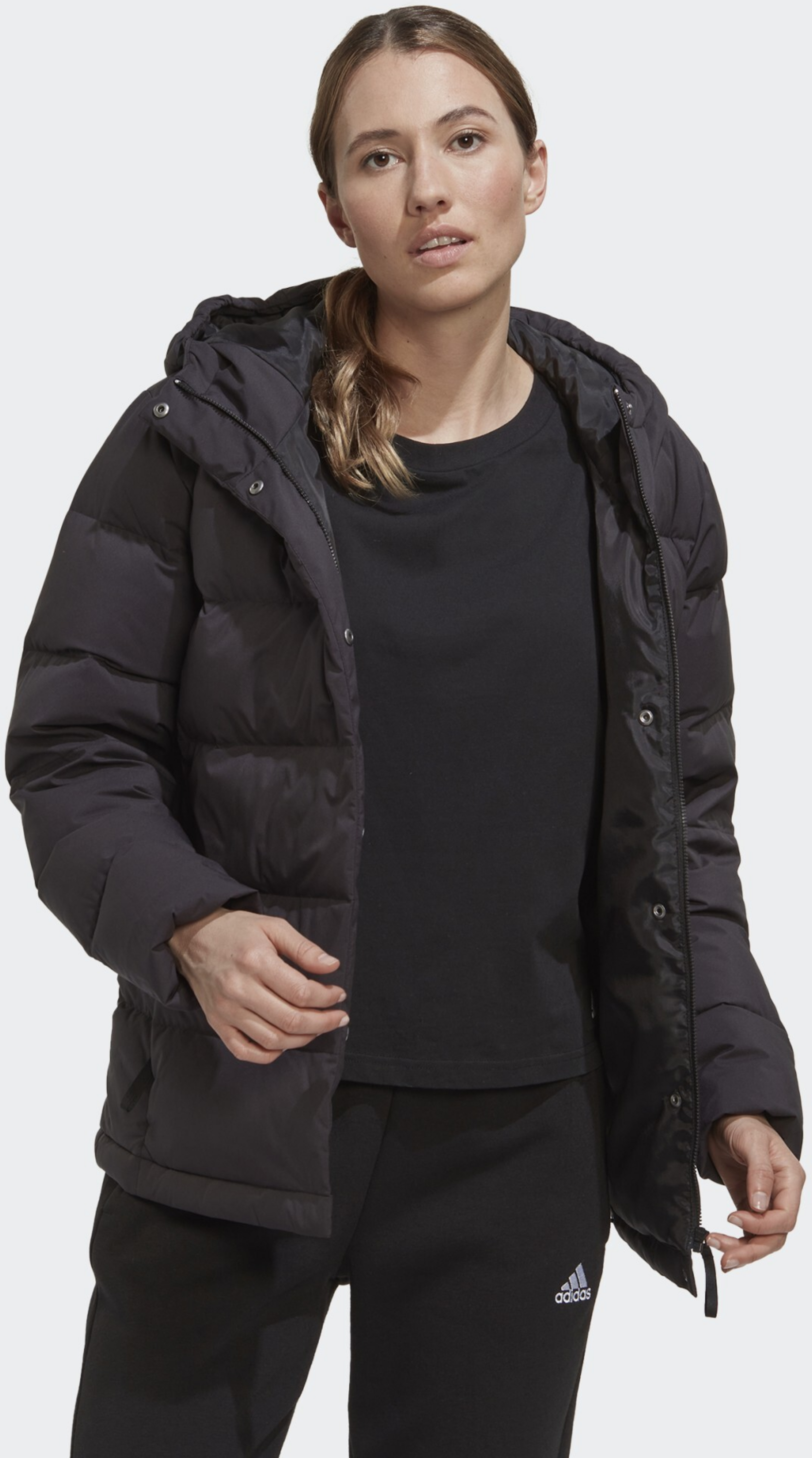 ADIDAS, Adidas Helionic Hooded Down Jacket