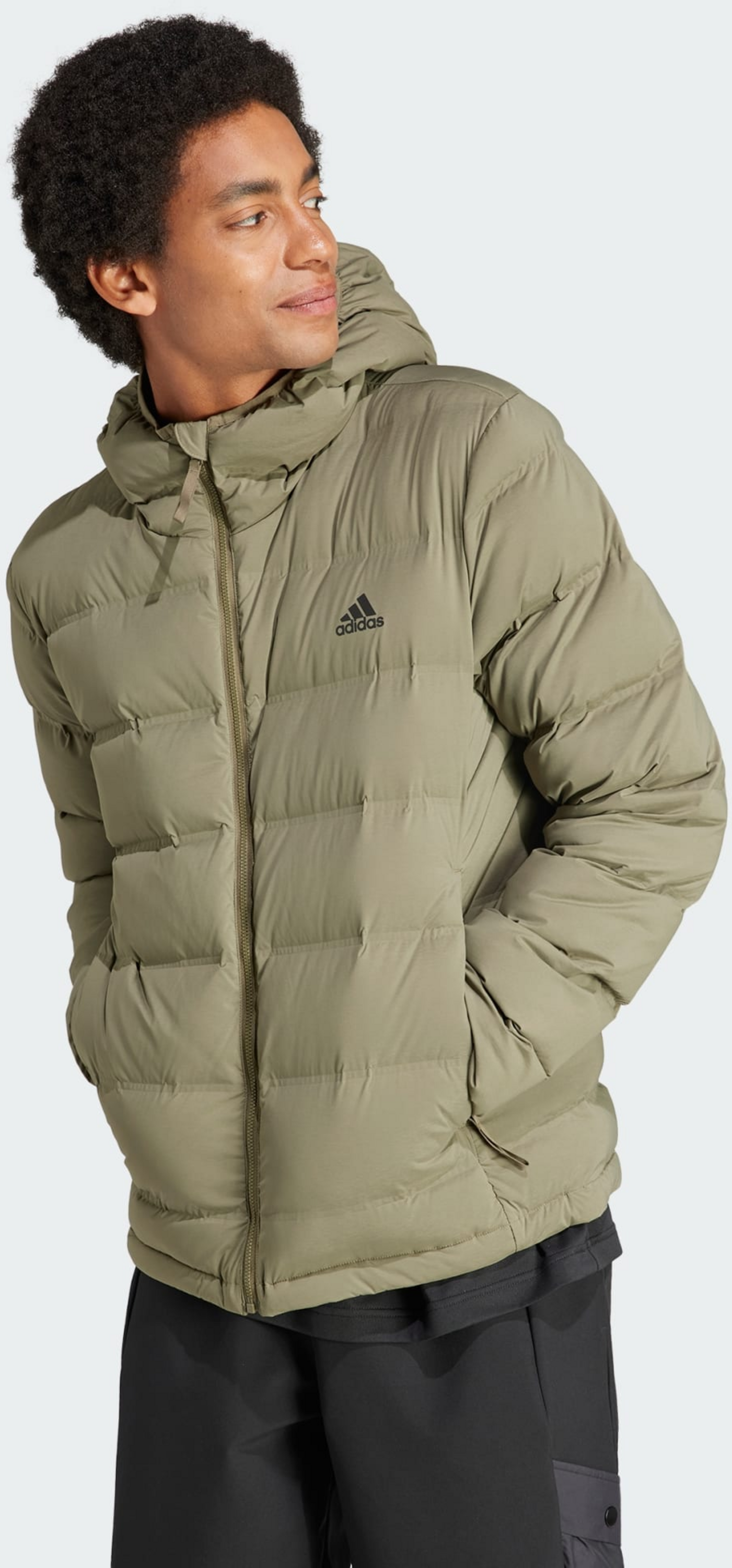 ADIDAS, Adidas Helionic Stretch Hooded Dunjacka