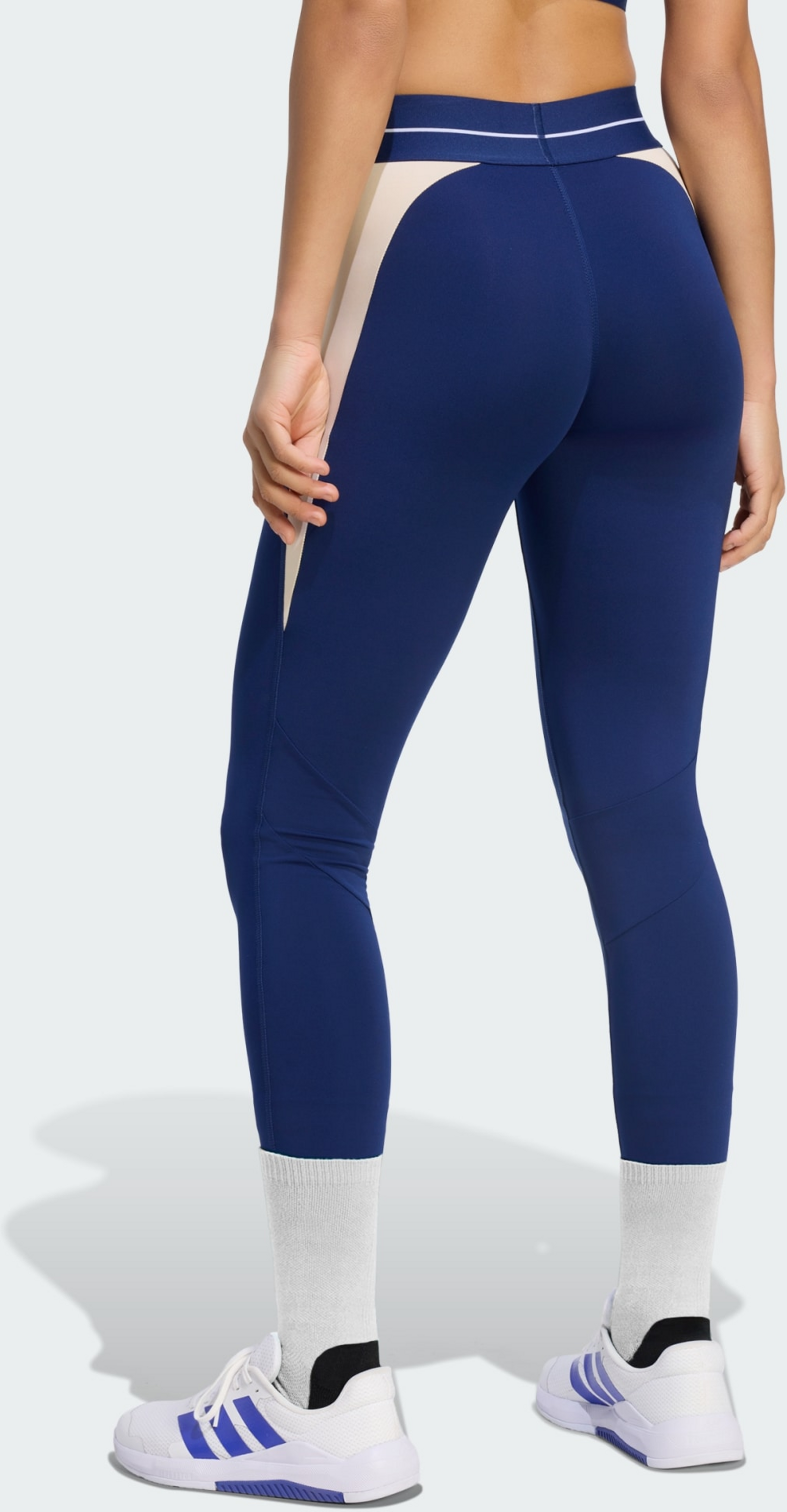 ADIDAS, Adidas Hyperglam Colour Block Full Length Leggings