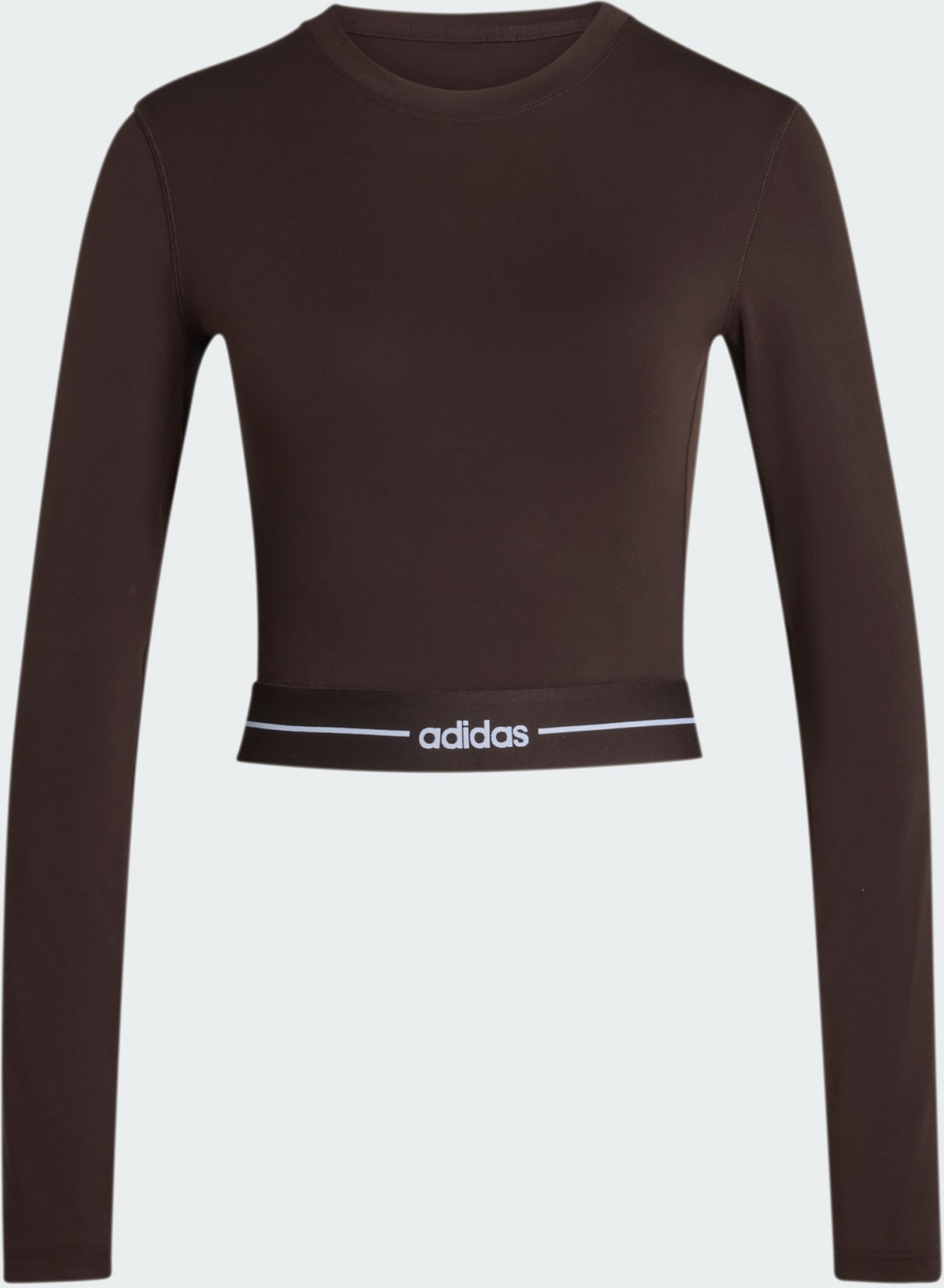 ADIDAS, Adidas Hyperglam Cropped Long Sleeve T-shirt