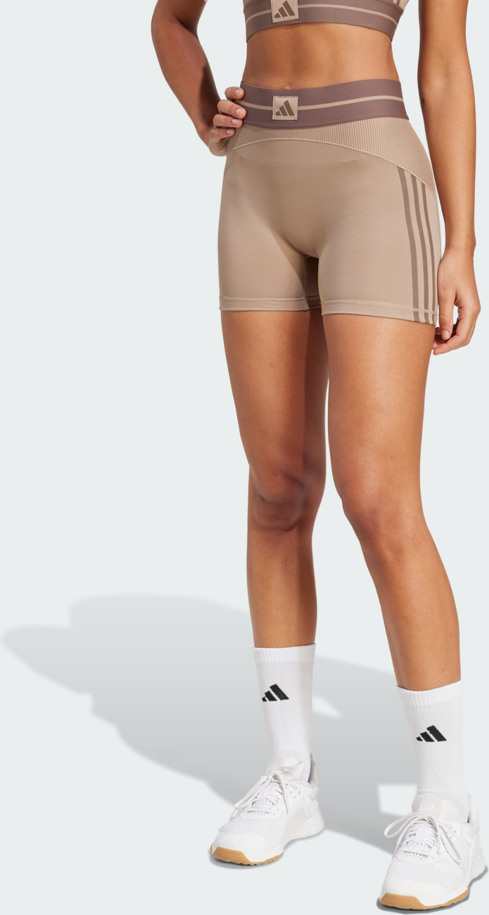 ADIDAS, Adidas Hyperglam Rib 4 Short Leggings
