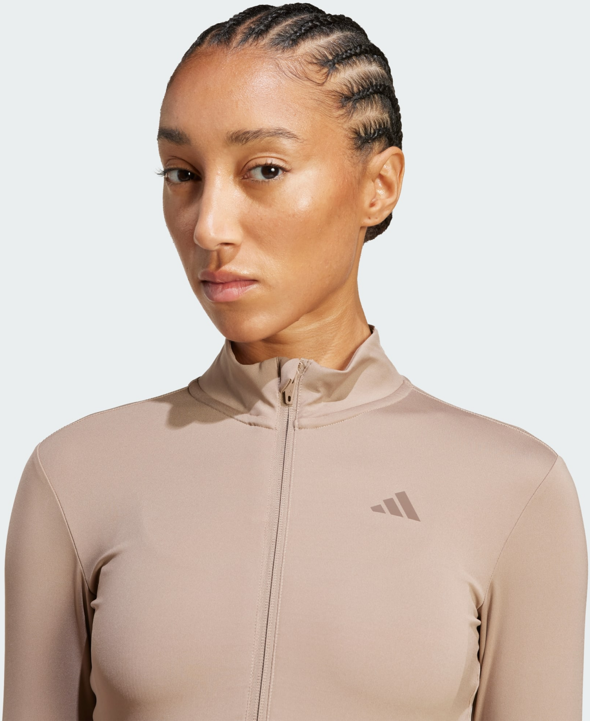ADIDAS, Adidas Hyperglam Rib Zip Thru Cover Up