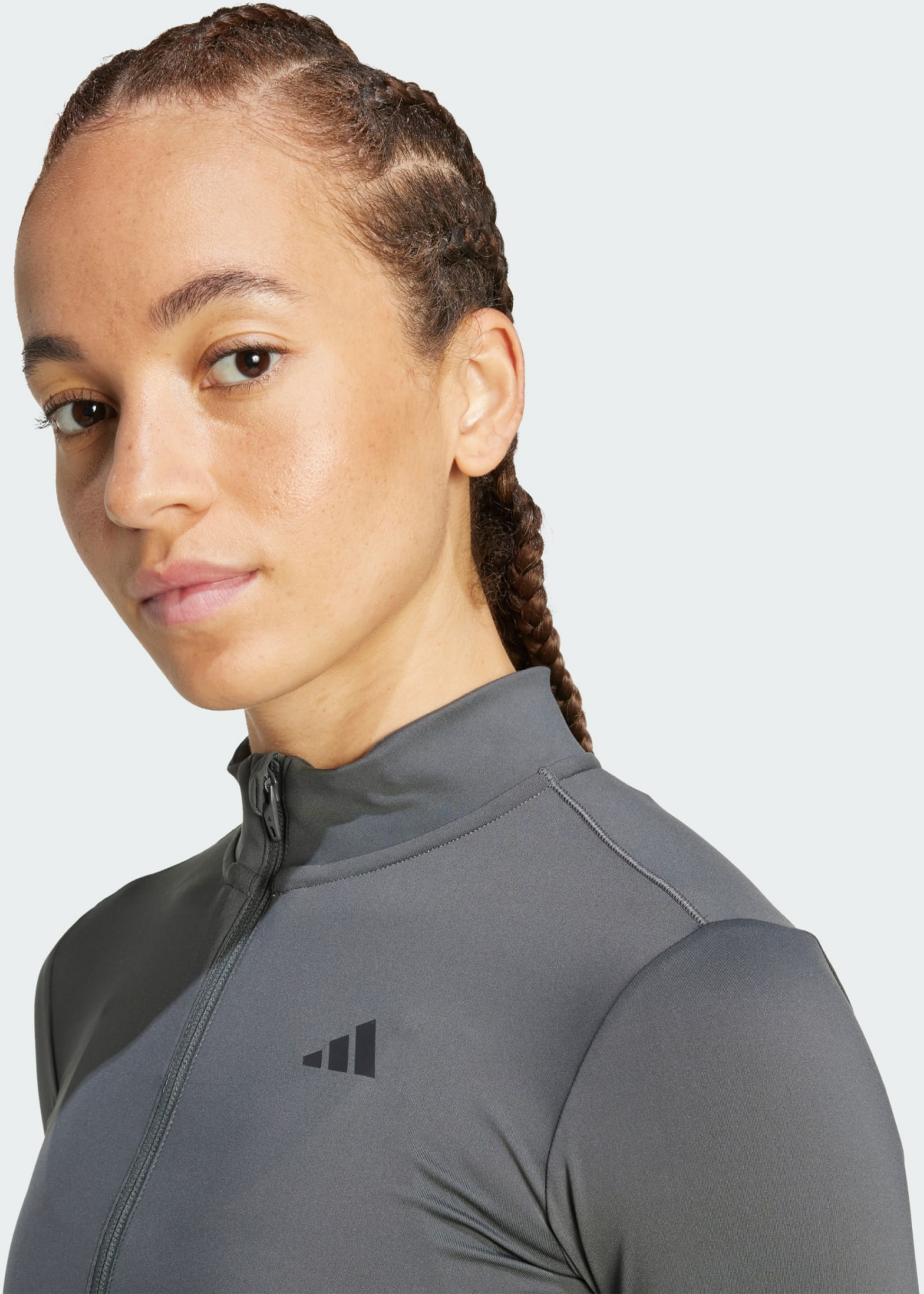 ADIDAS, Adidas Hyperglam Rib Zip Thru Cover Up