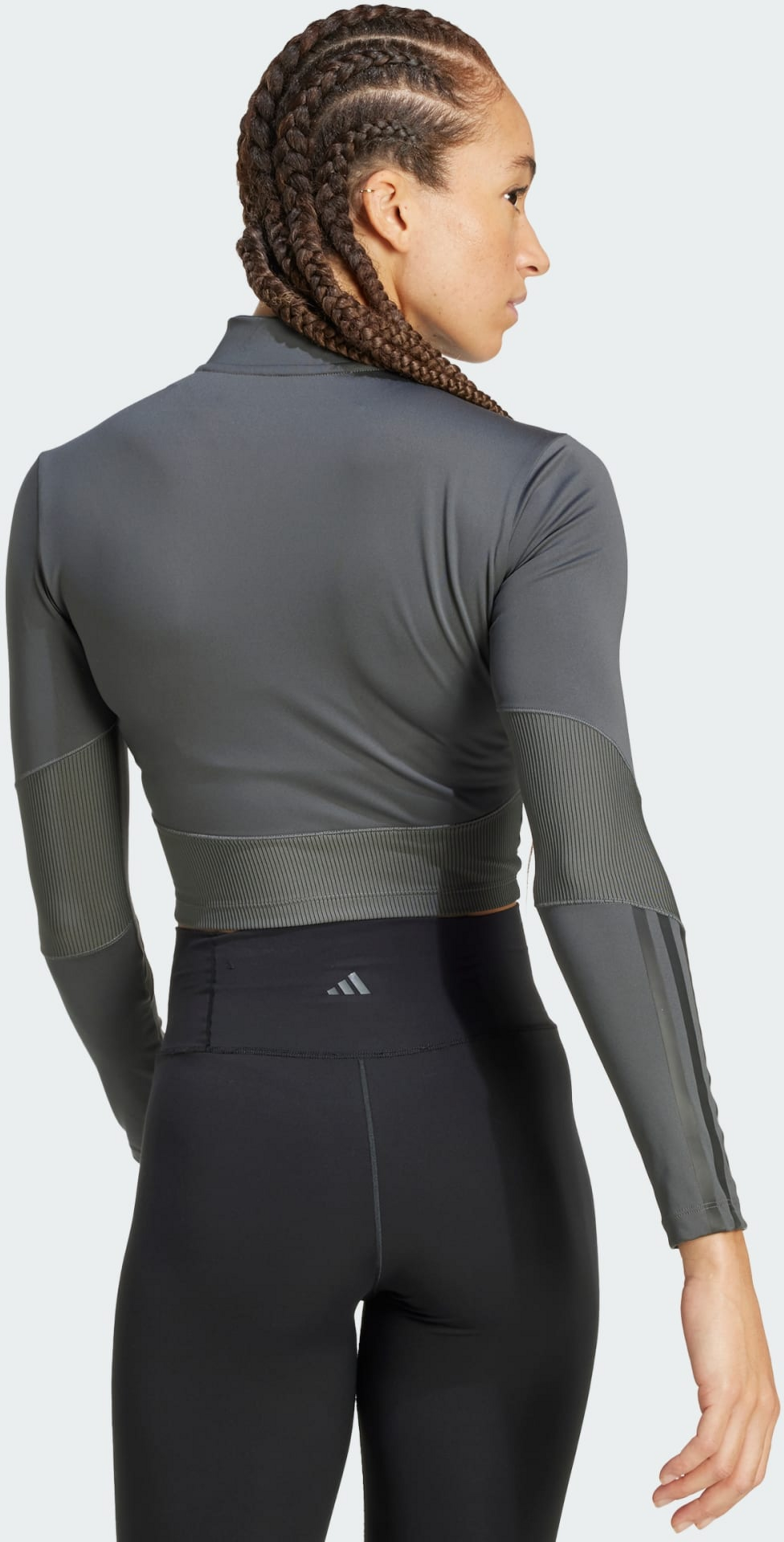 ADIDAS, Adidas Hyperglam Rib Zip Thru Cover Up