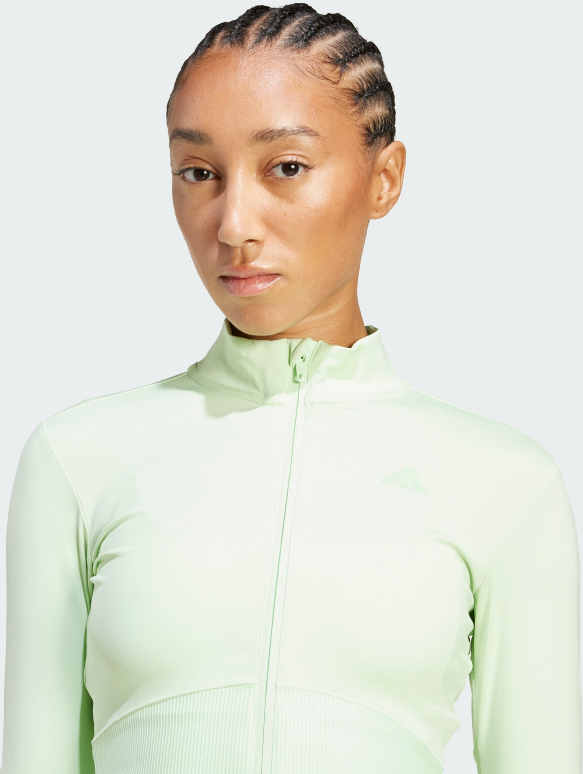 ADIDAS, Adidas Hyperglam Rib Zip Thru Cover Up