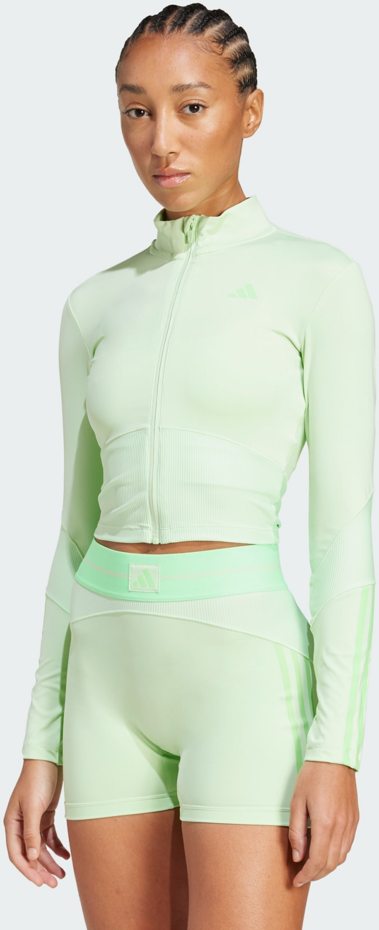 ADIDAS, Adidas Hyperglam Rib Zip Thru Cover Up