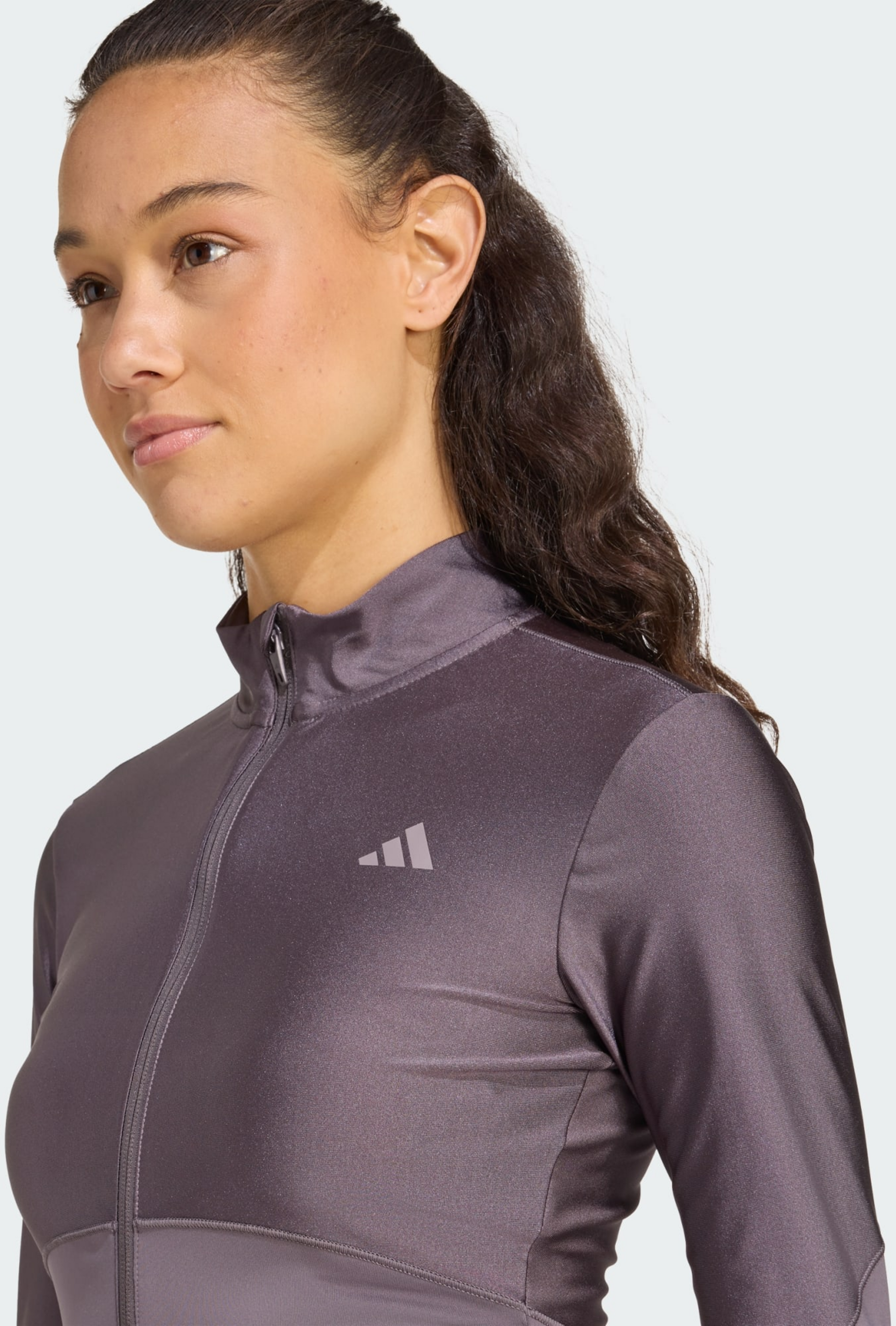 ADIDAS, Adidas Hyperglam Shine Tröja Med Hel Dragkedja