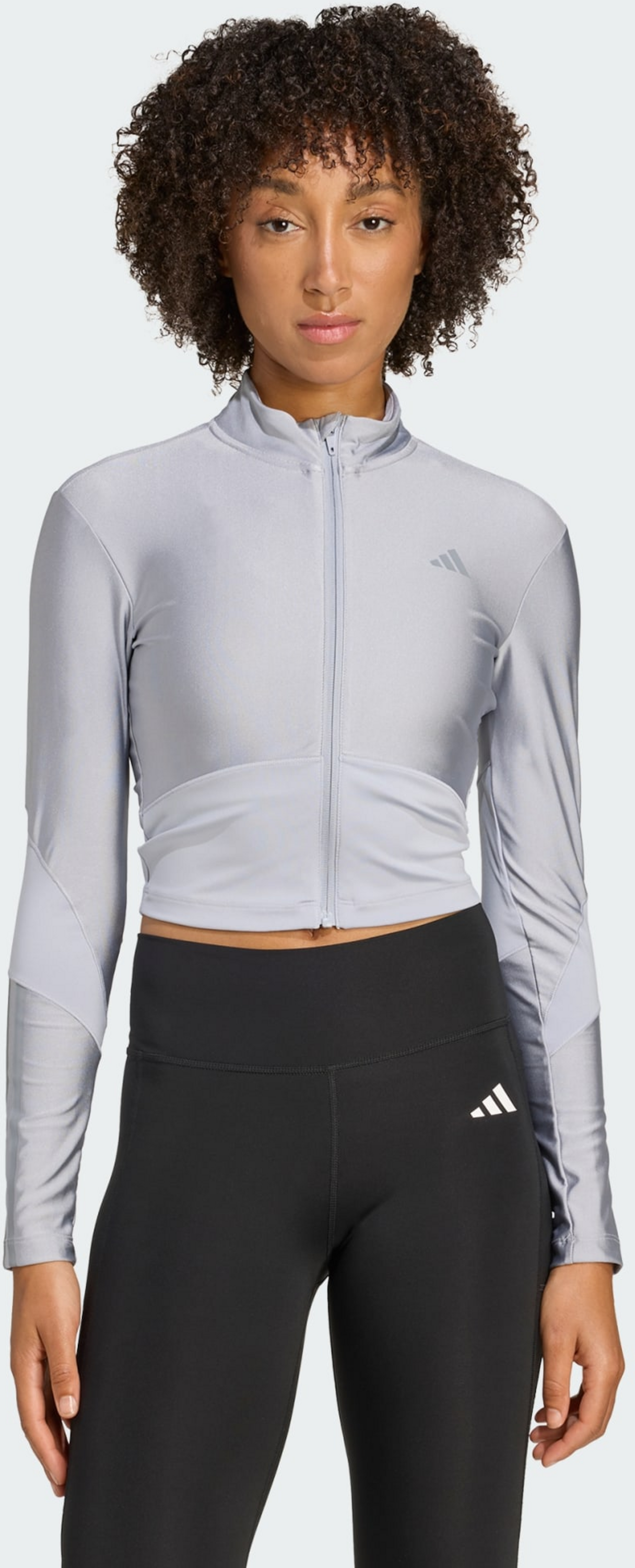 ADIDAS, Adidas Hyperglam Shine Tröja Med Hel Dragkedja