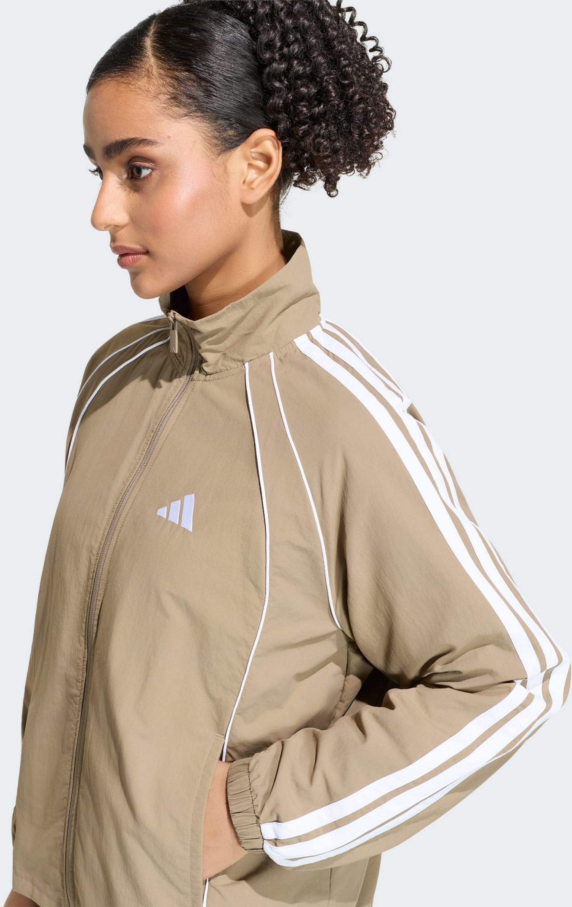 ADIDAS, Adidas Iconic Woven Tr&auml;ningsjacka Med 3-stripes
