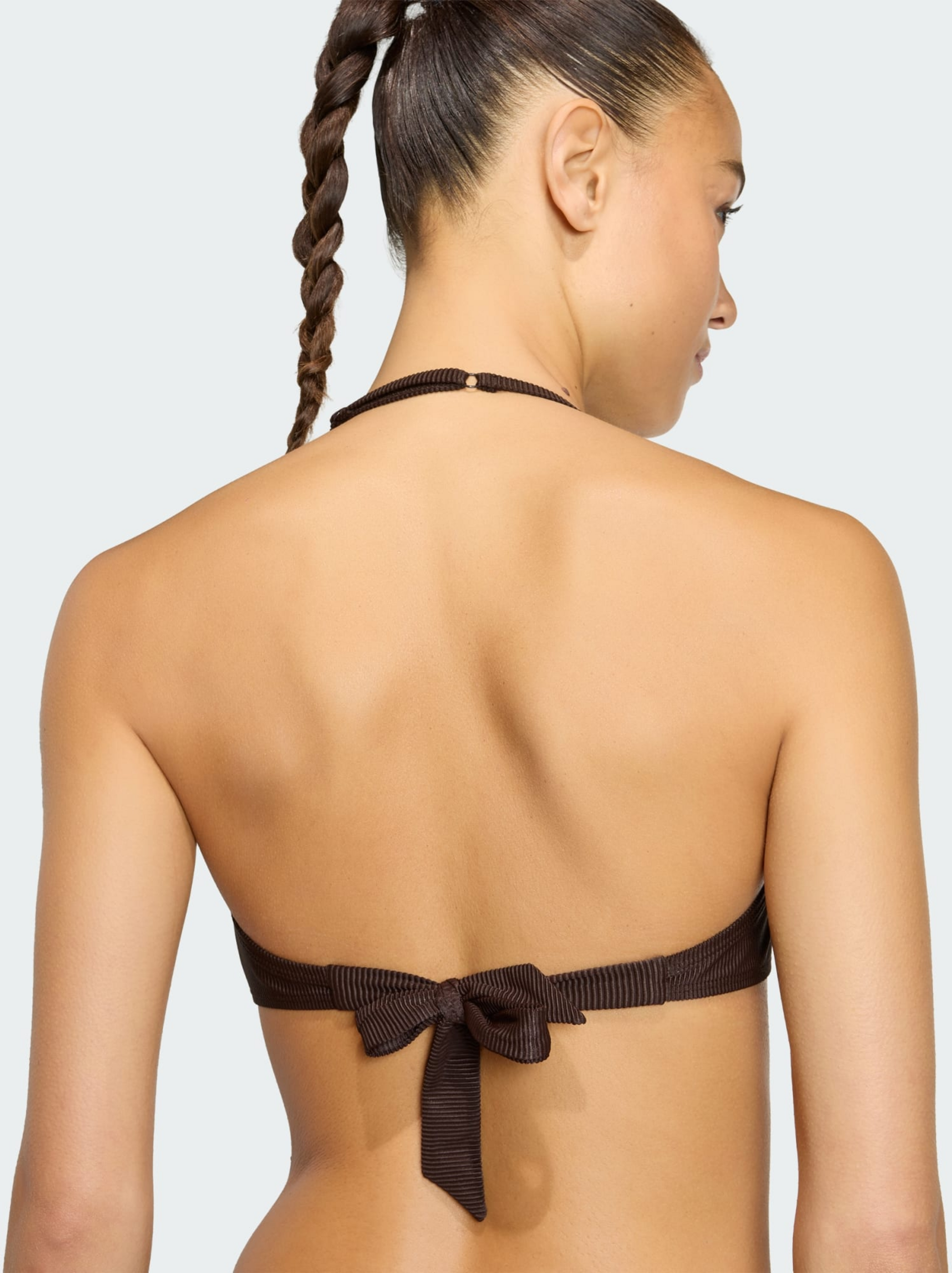 ADIDAS, Adidas Iconisea Ribbed Padded Bandeau Bikini&ouml;verdel