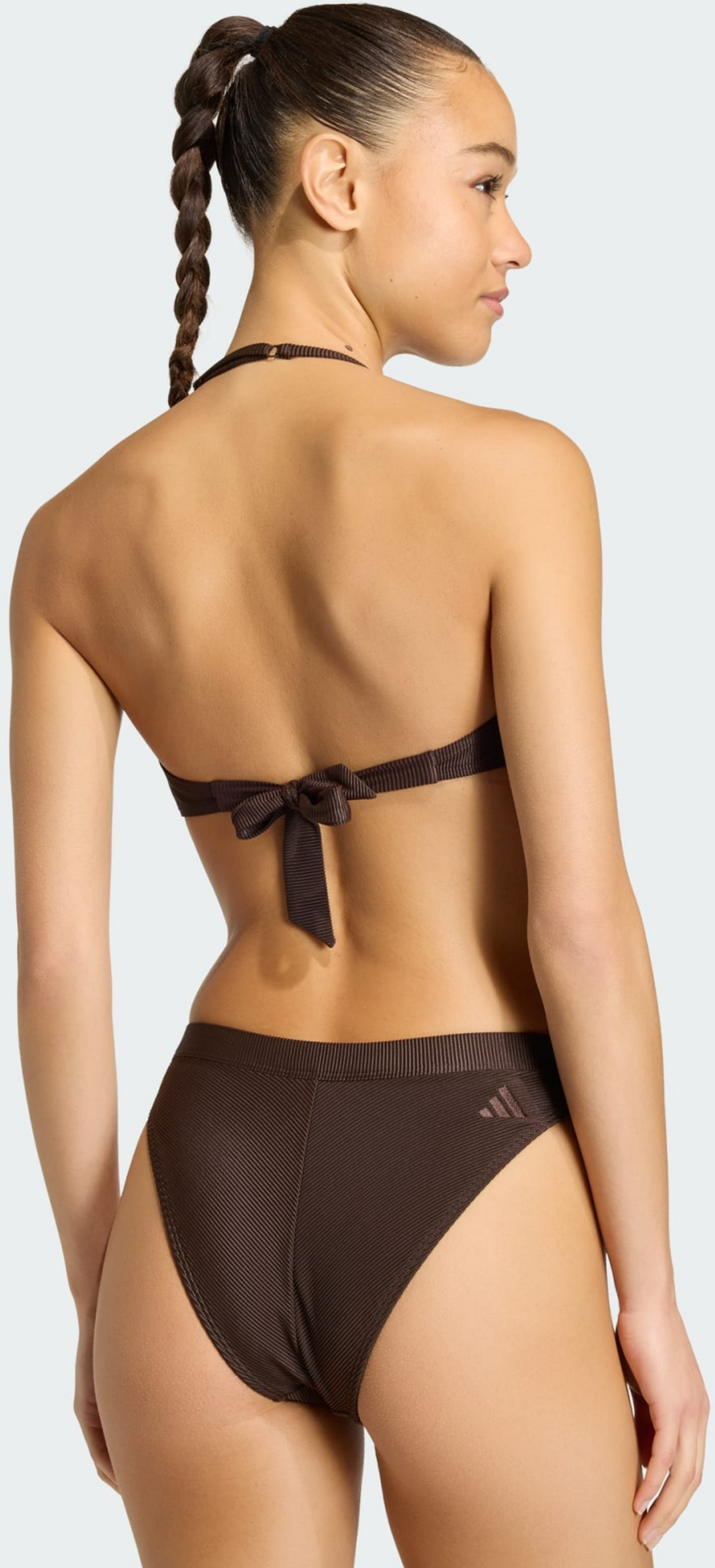 ADIDAS, Adidas Iconisea Ribbed Padded Bandeau Bikini&ouml;verdel