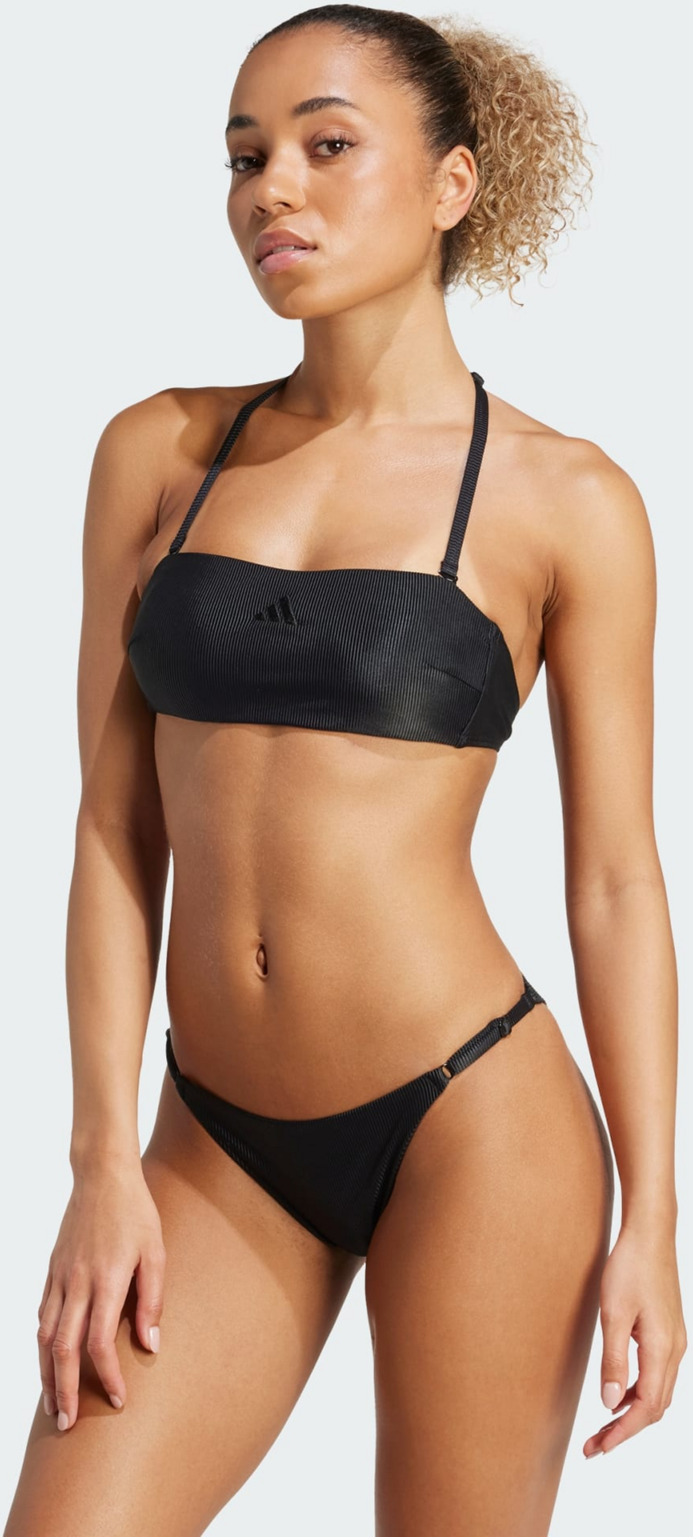 ADIDAS, Adidas Iconisea Ribbed Padded Bandeau Bikini&ouml;verdel