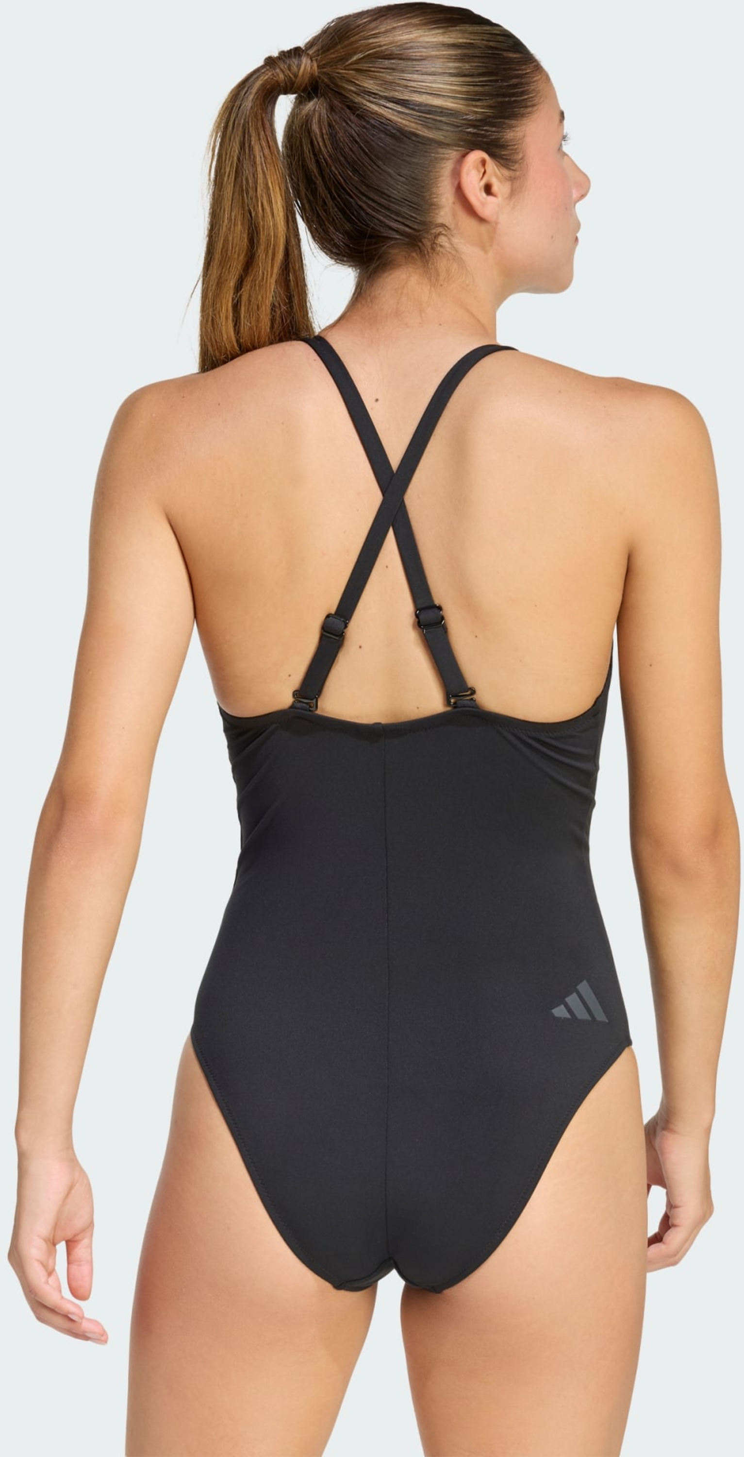 ADIDAS, Adidas Iconisea Ribbed Padded Thin Straps Swimsuit