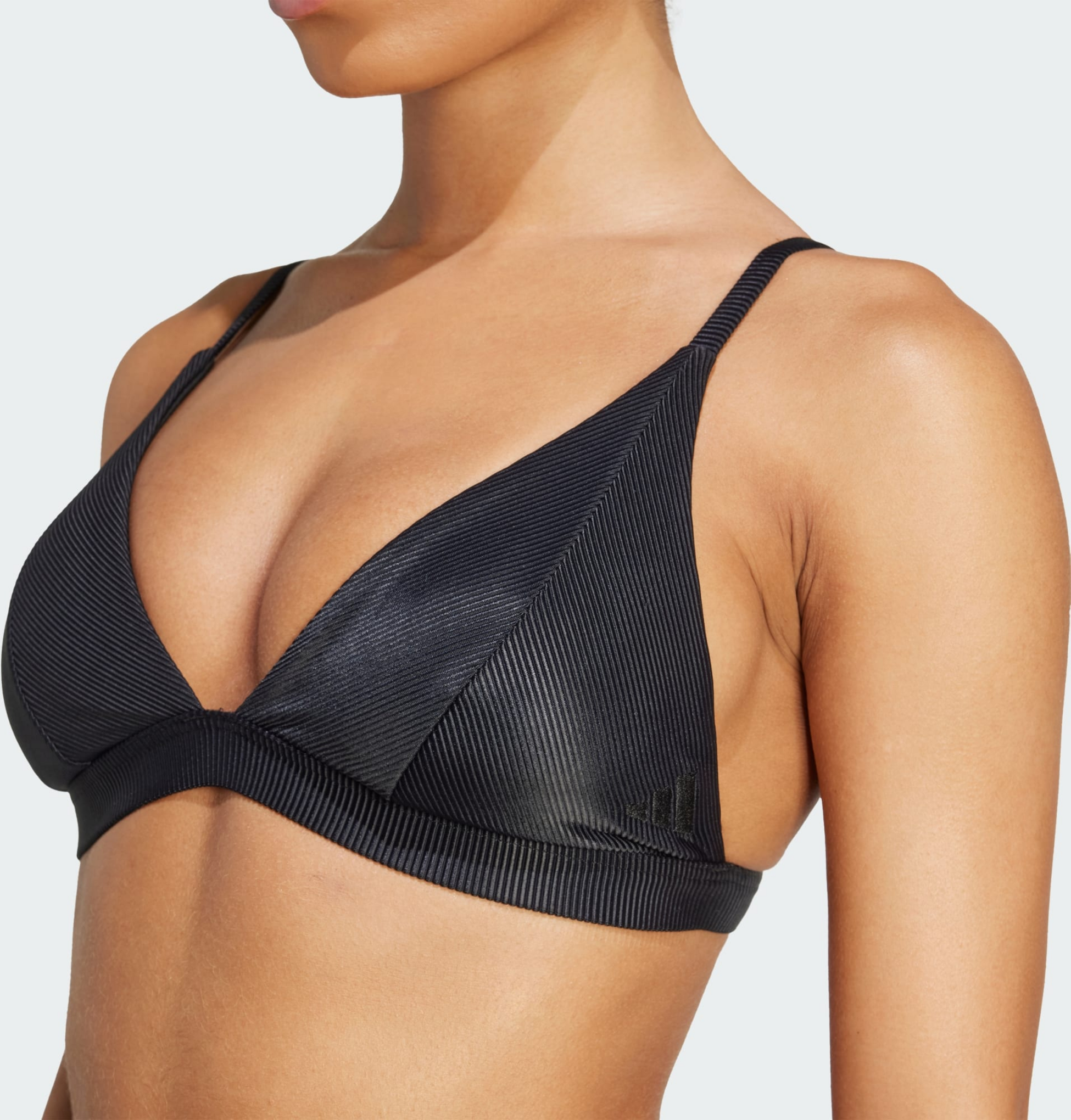 ADIDAS, Adidas Iconisea Ribbed Padded Triangle Bikiniöverdel