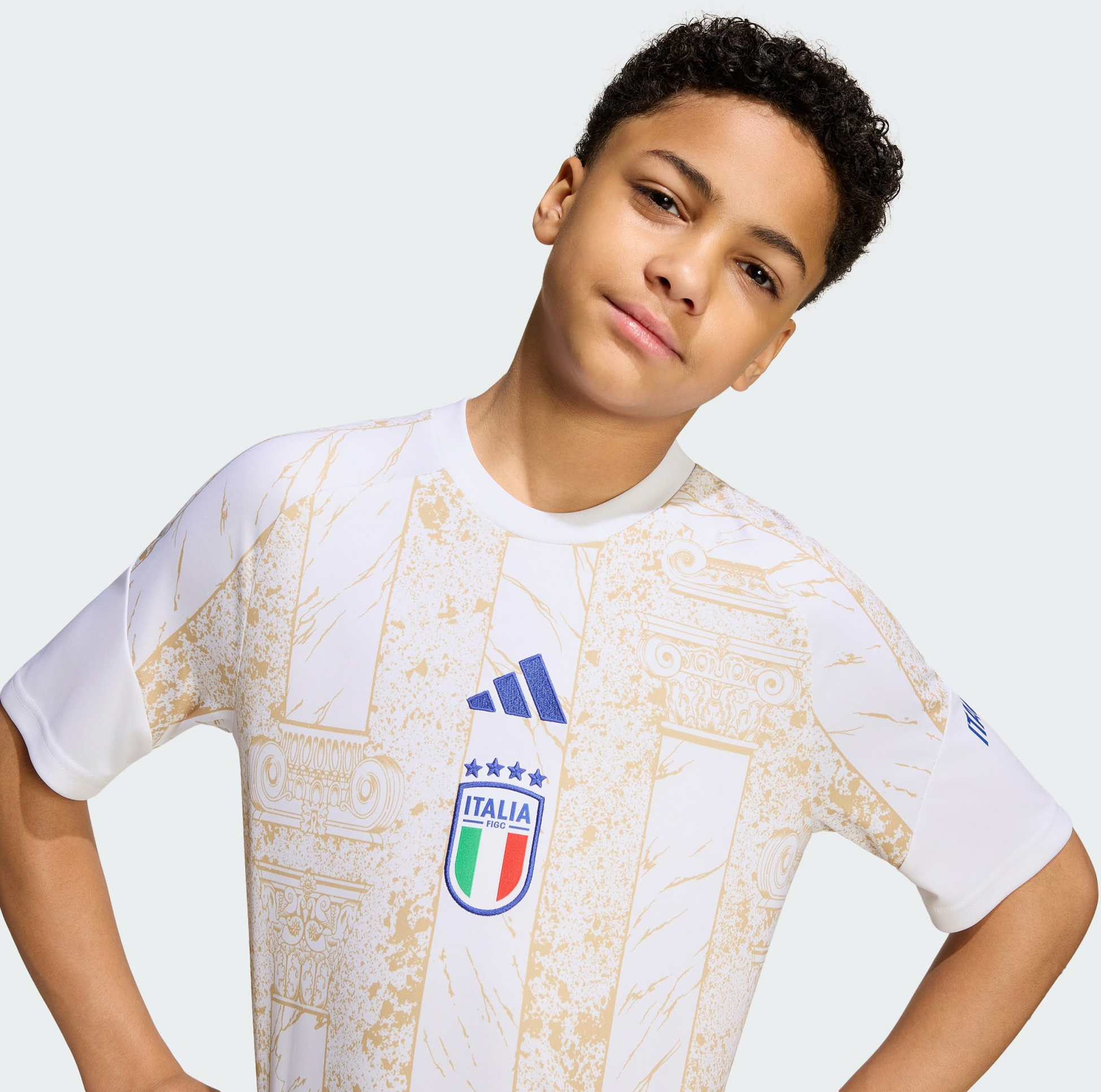 ADIDAS, Adidas Italien 26 Home Uppv&auml;rmningstr&ouml;ja F&ouml;r Barn
