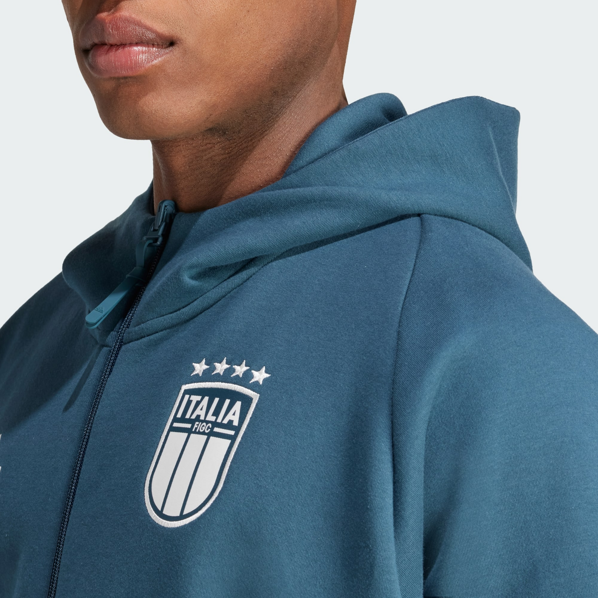 ADIDAS, Adidas Italy Travel Full-zip Hoodie