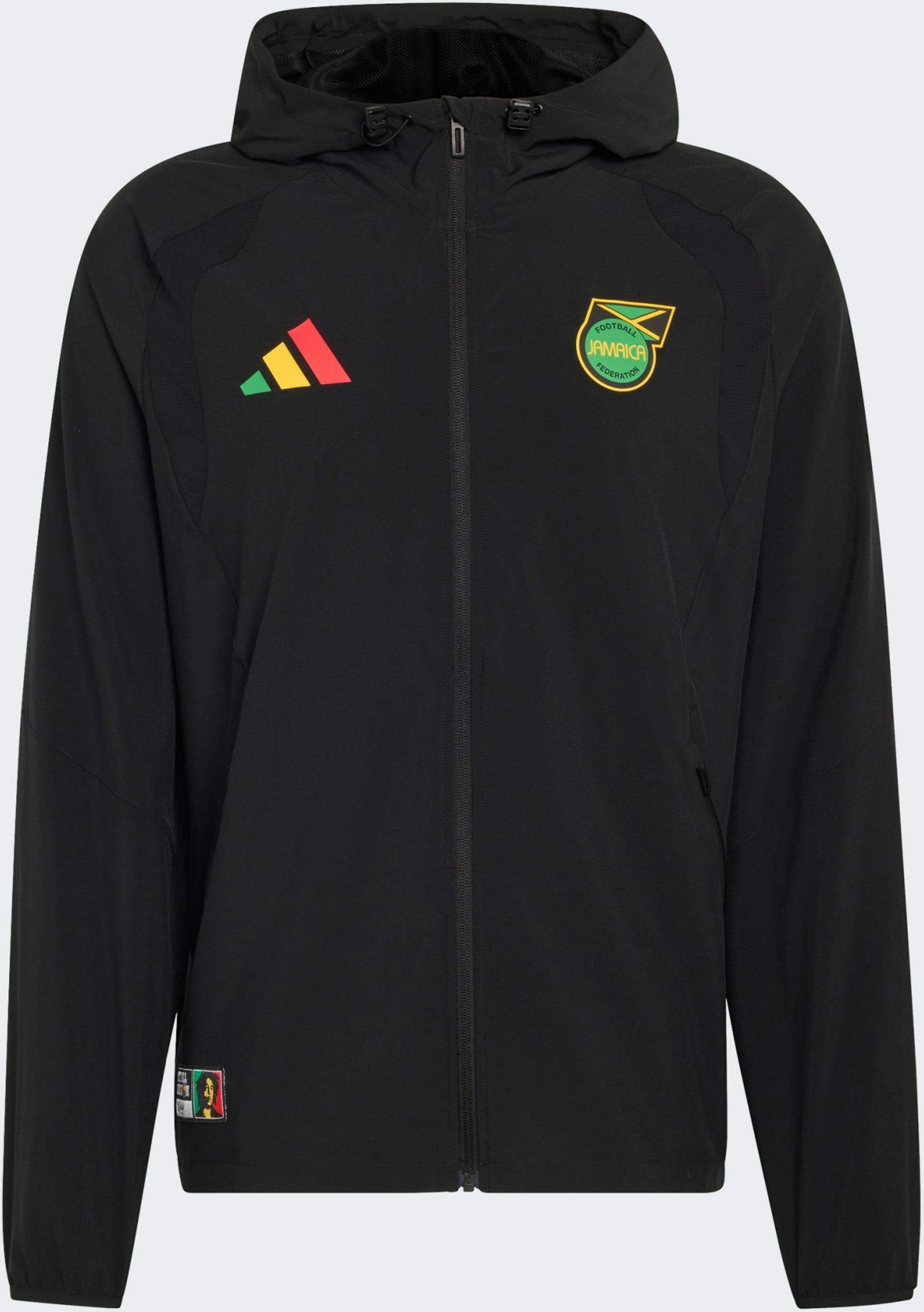 ADIDAS, Adidas Jamaica X Bob Marley Tiro Travel Full Zip Windbreaker Jacka