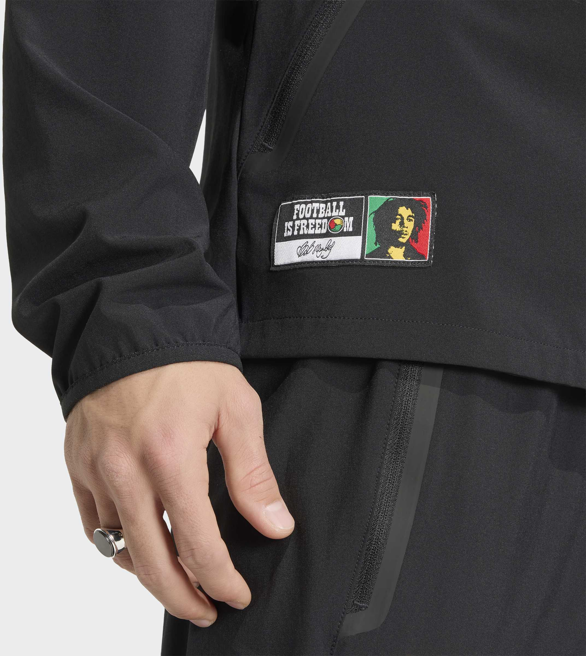 ADIDAS, Adidas Jamaica X Bob Marley Tiro Travel Full Zip Windbreaker Jacka