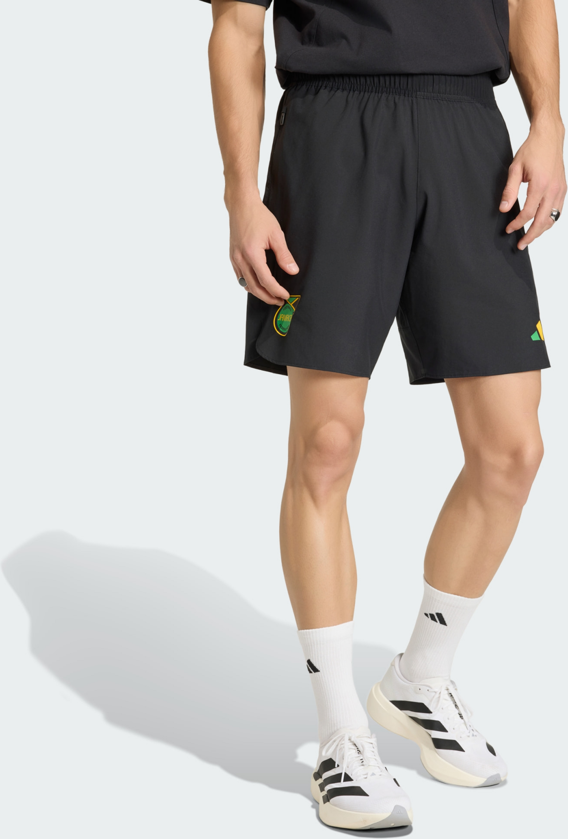 ADIDAS, Adidas Jamaica X Bob Marley Tiro Travel Shorts