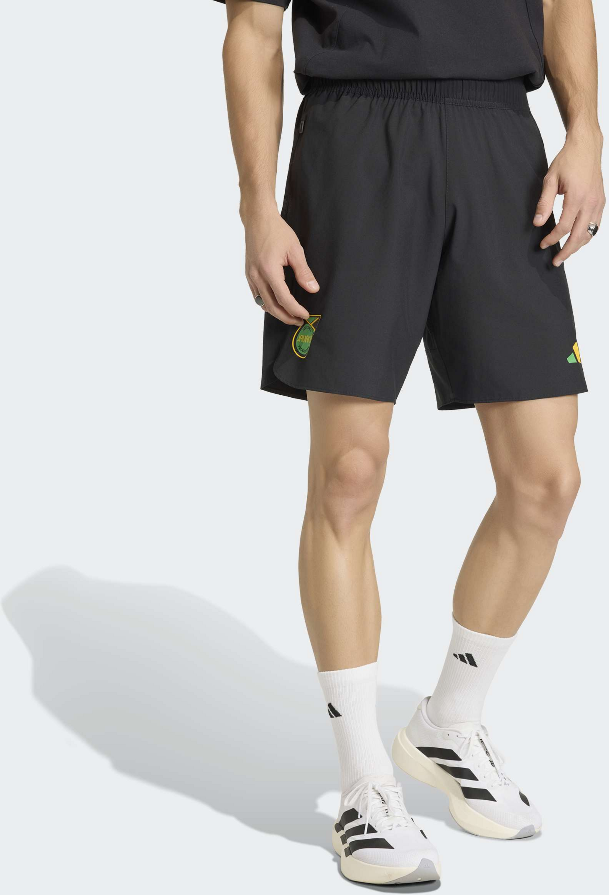 ADIDAS, Adidas Jamaica X Bob Marley Tiro Travel Shorts