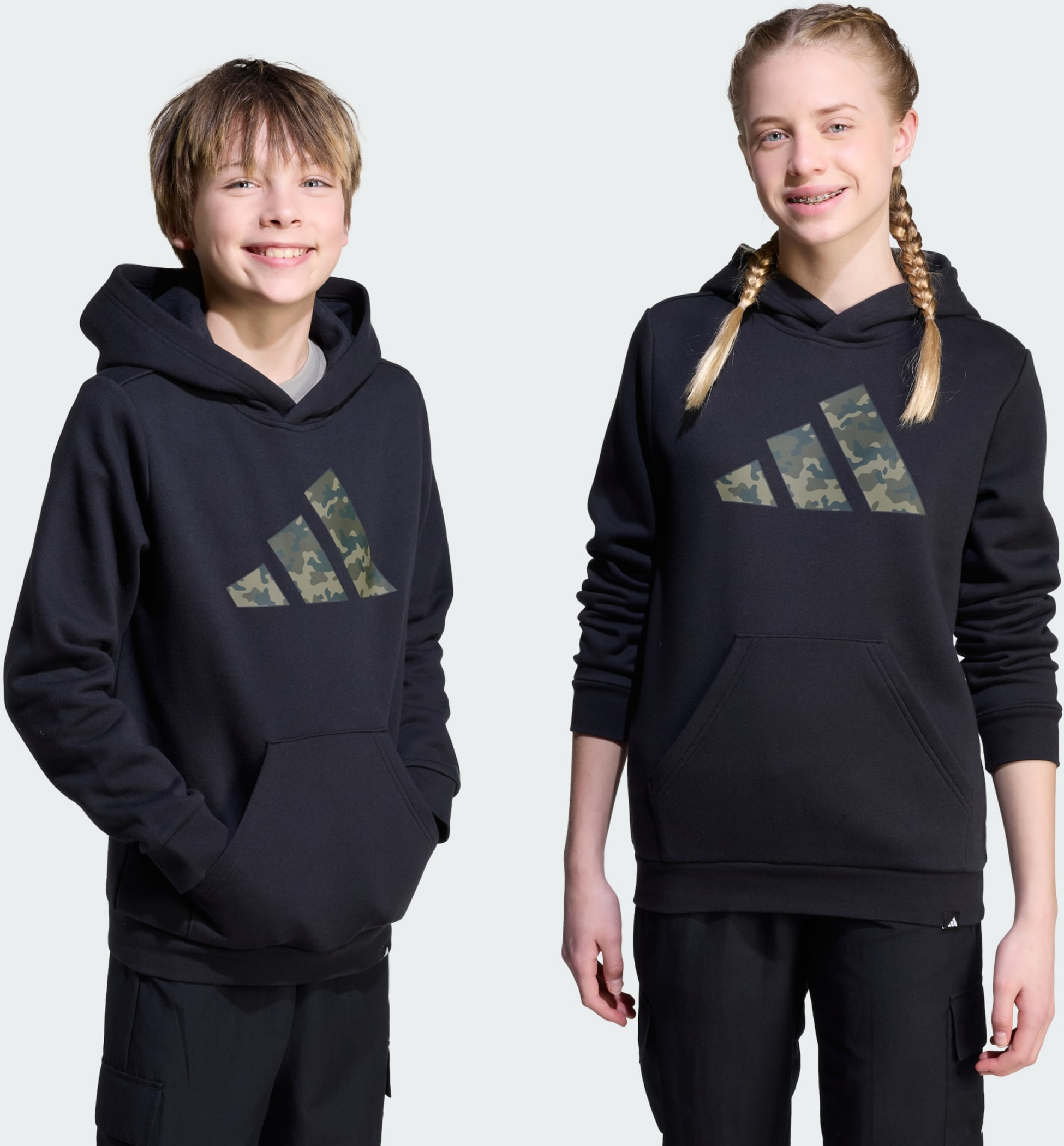 ADIDAS, Adidas Kamouflagemönstrad Huvtröja För Barn