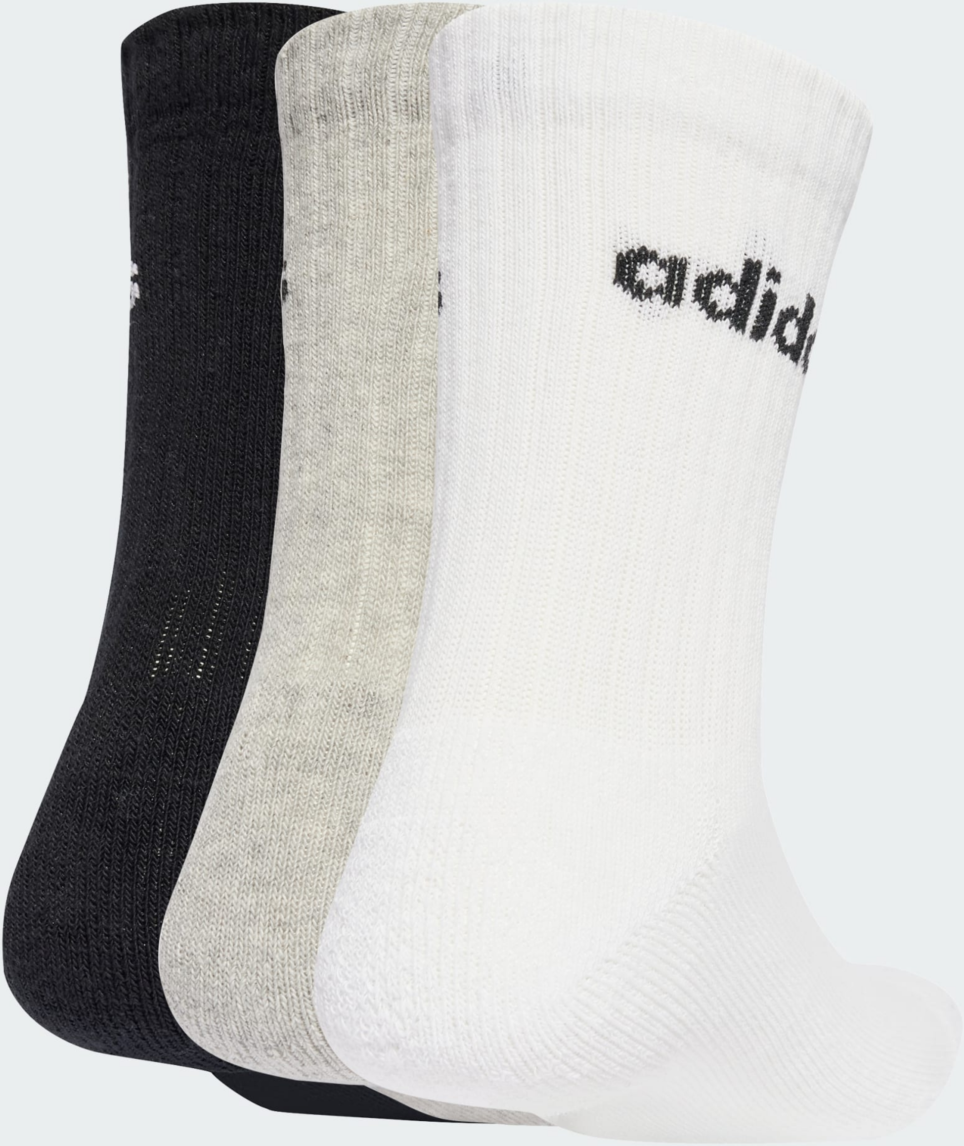 ADIDAS, Adidas Linear Crew Socks Vadderade Strumpor 6-pack