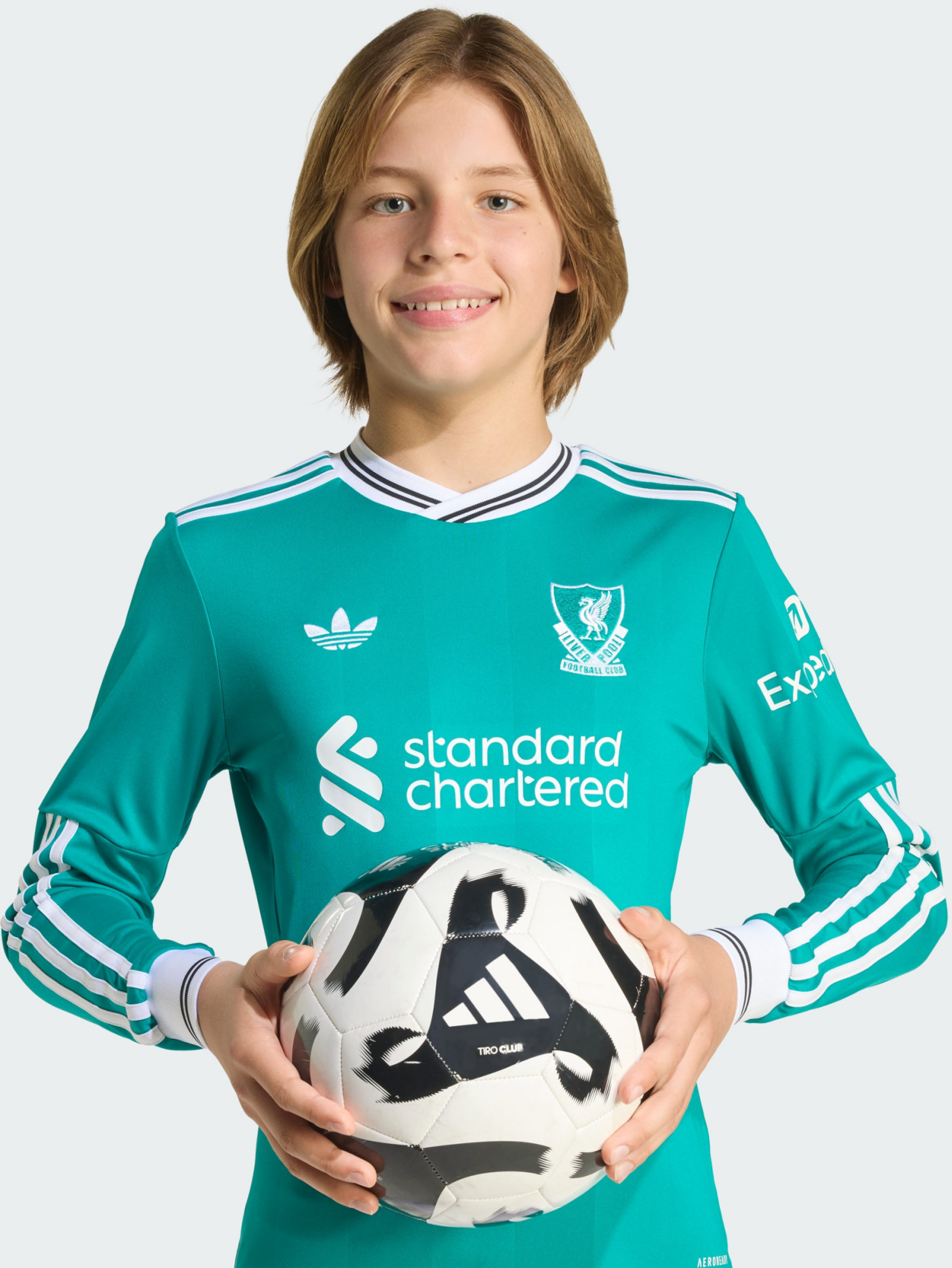 ADIDAS, Adidas Liverpool Fc 25/26 Långärmad Tredjetröja För Barn