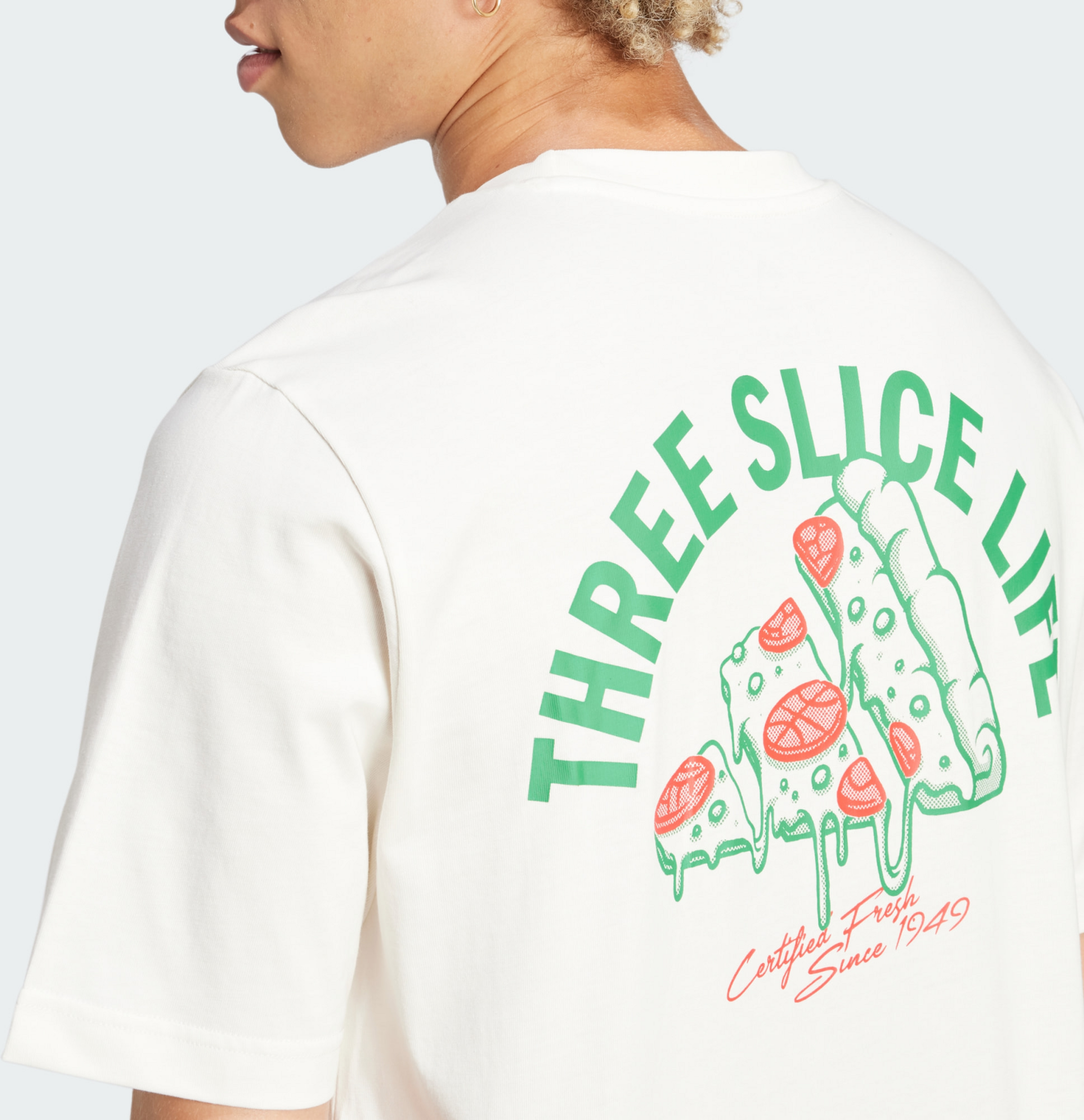 ADIDAS, Adidas Lounge Pizza Graphic T-shirt