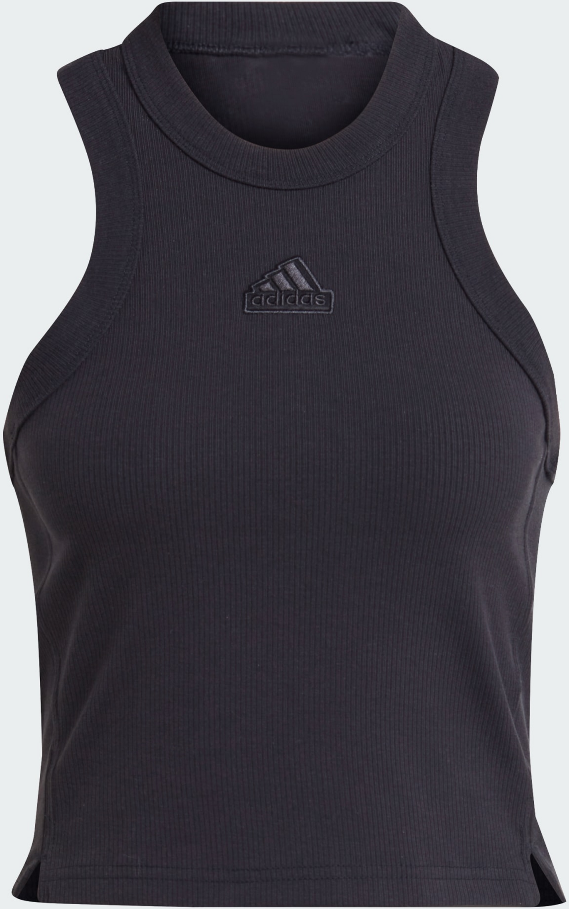 ADIDAS, Adidas Lounge Ribbed Crop Linne