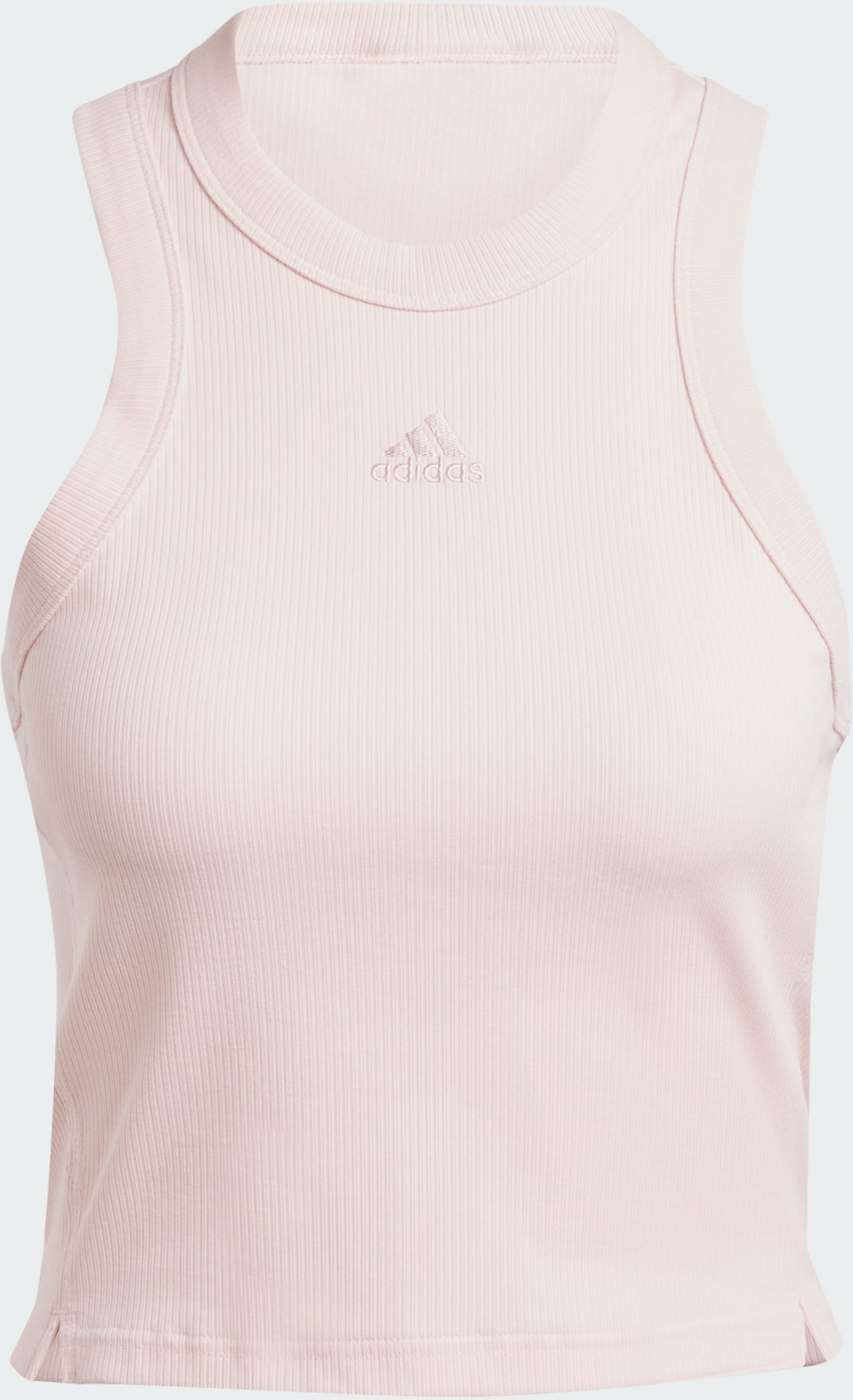 ADIDAS, Adidas Lounge Ribbed Crop Linne