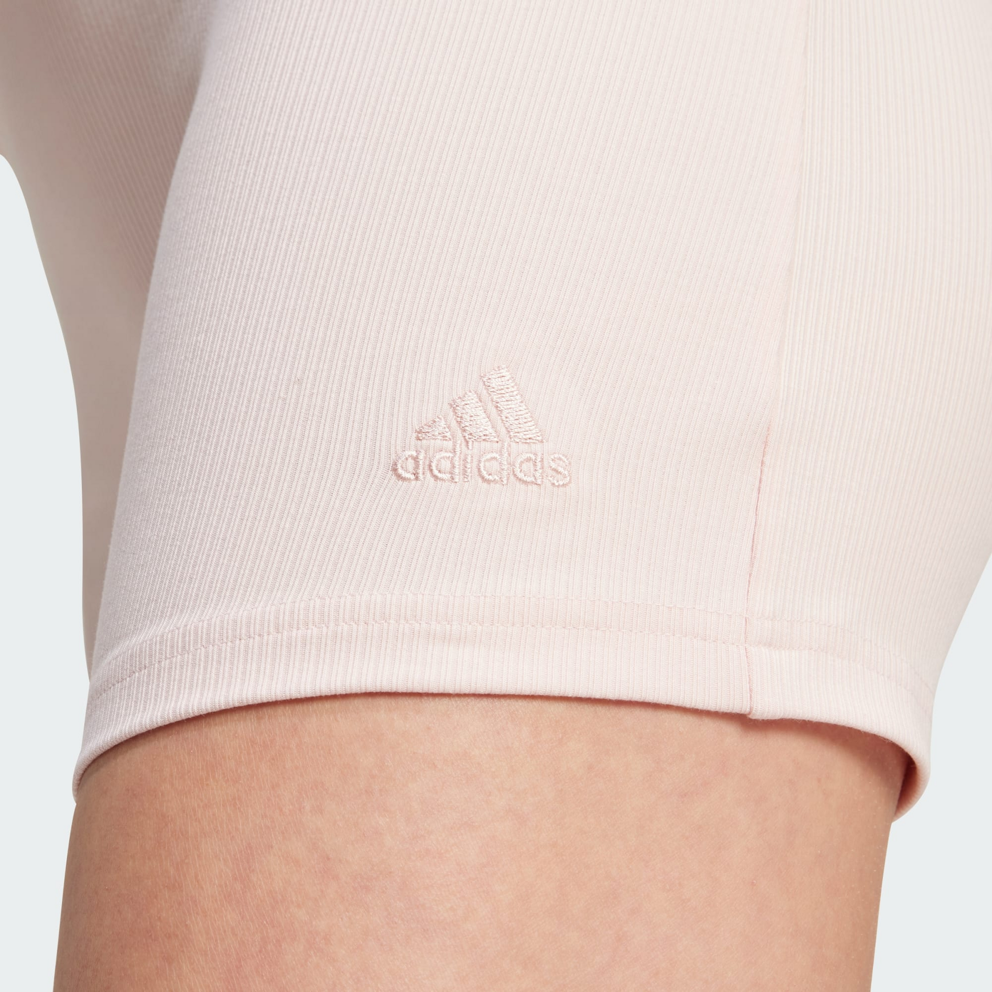 ADIDAS, Adidas Lounge Ribbed High-waist Bike Shorts