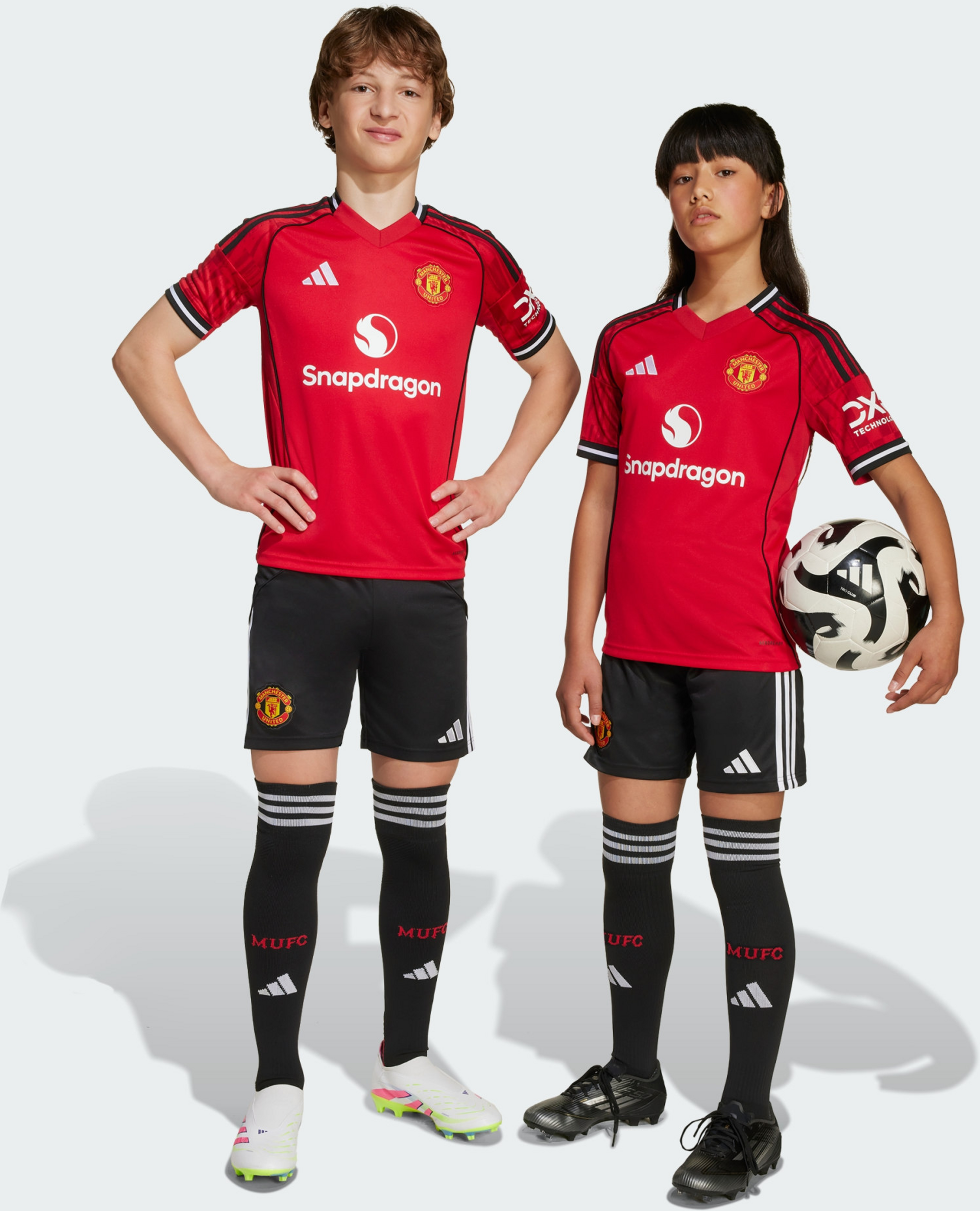 ADIDAS, Adidas Manchester United 25/26 Hemmashorts För Barn