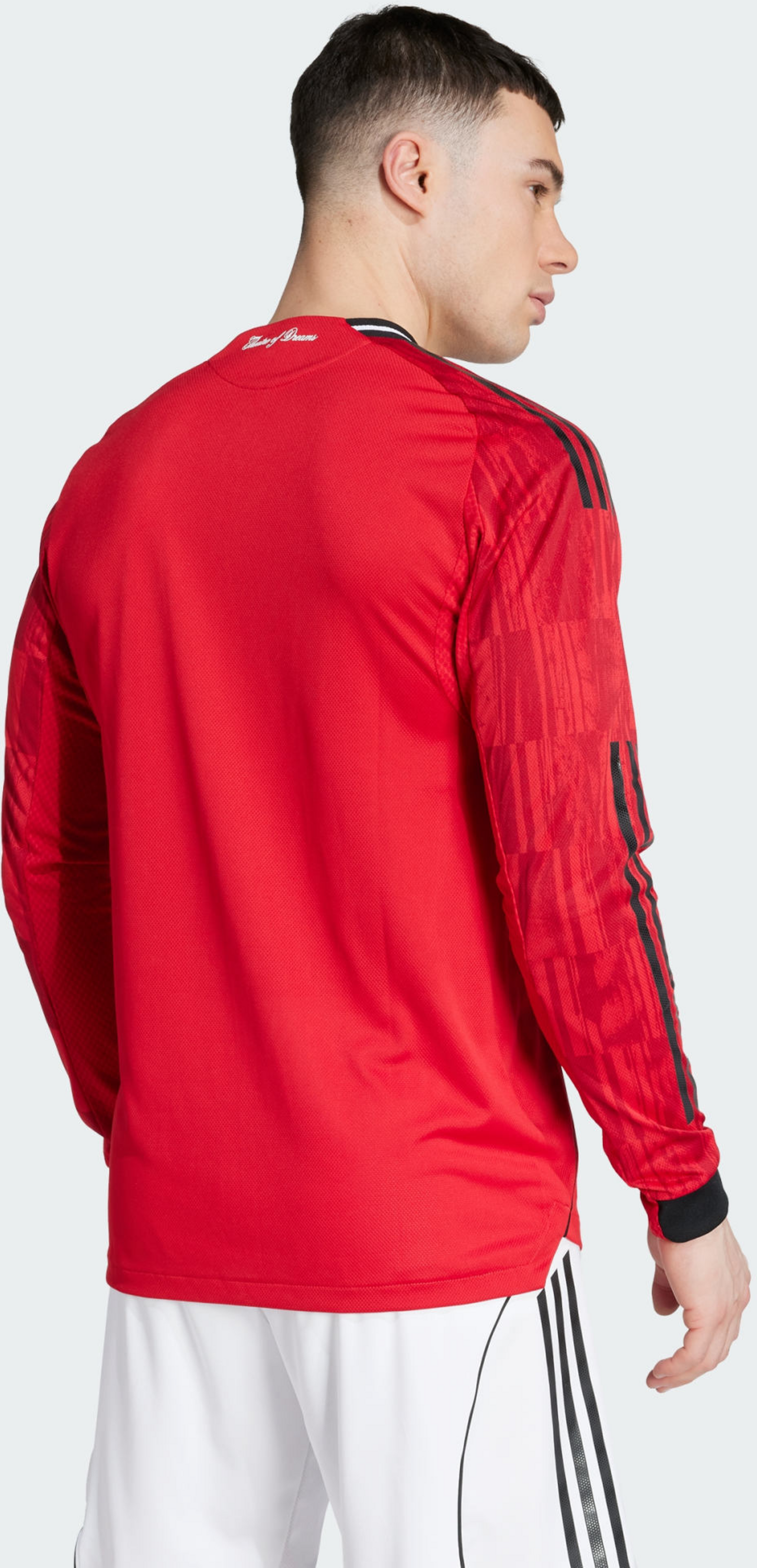 ADIDAS, Adidas Manchester United 25/26 L&aring;ng&auml;rmad Autentisk Hemmatr&ouml;ja