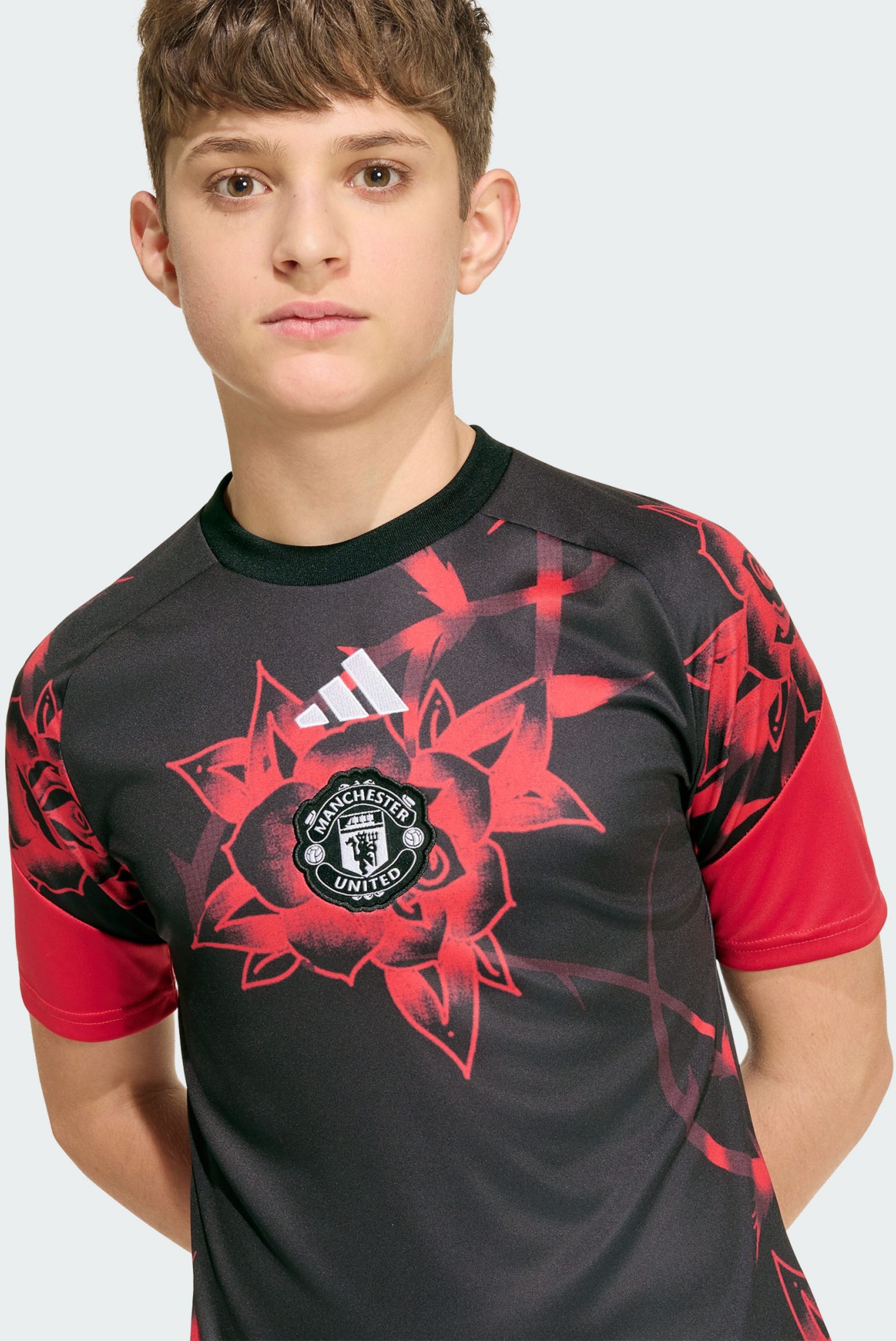 ADIDAS, Adidas Manchester United 26/27 Uppv&auml;rmningstr&ouml;ja F&ouml;r Barn