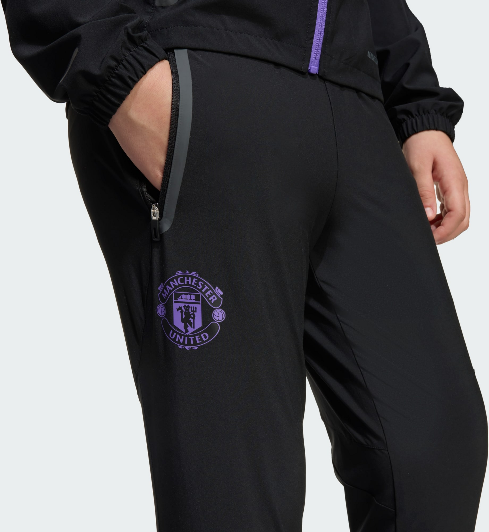 ADIDAS, Adidas Manchester United Tiro 25 Competition Vis Tech Resebyxor F&ouml;r Barn