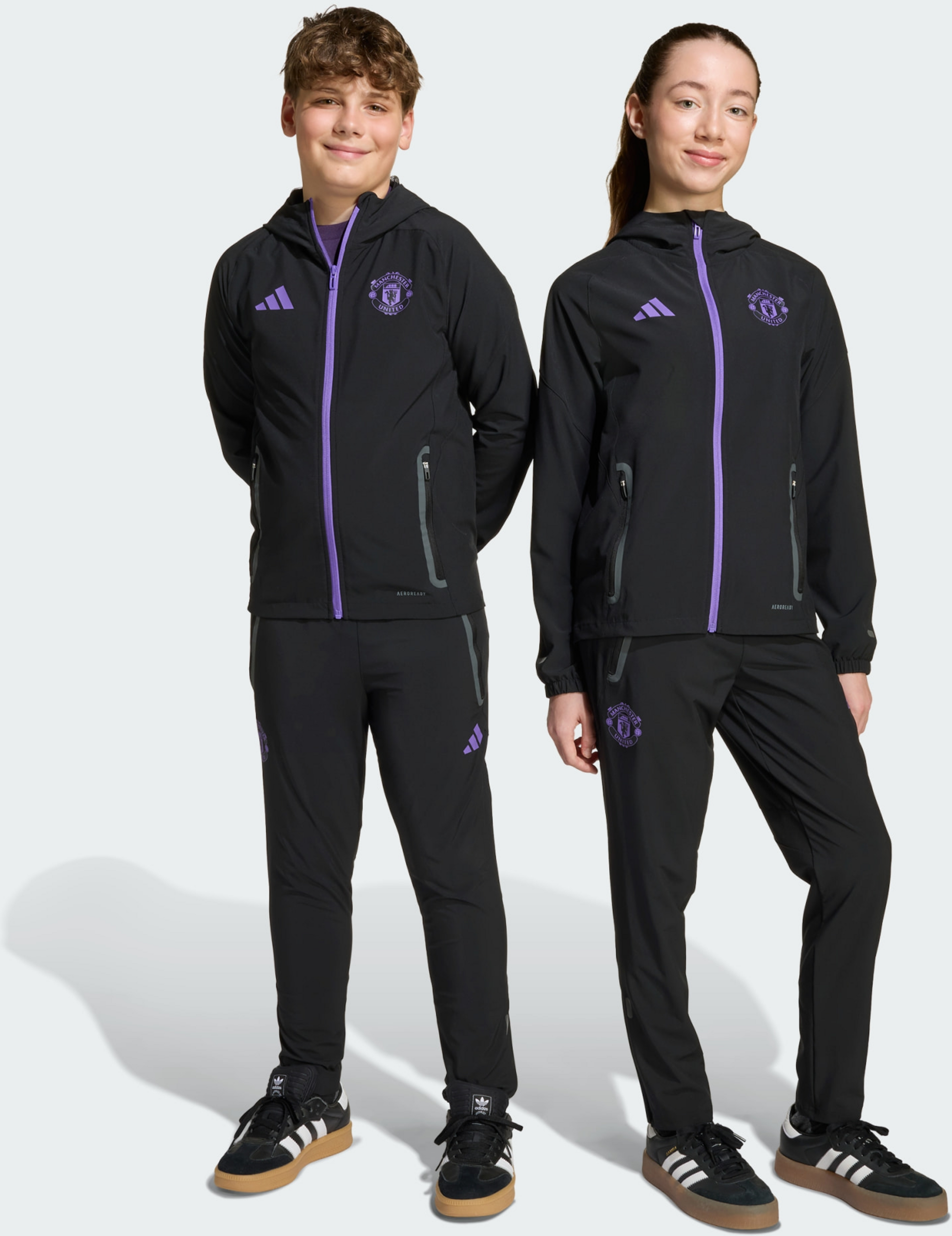 ADIDAS, Adidas Manchester United Tiro 25 Competition Vis Tech Resebyxor F&ouml;r Barn