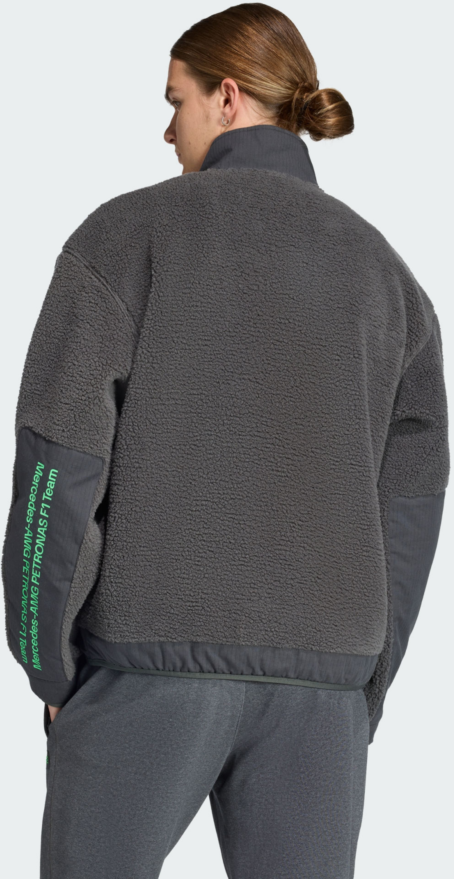 ADIDAS, Adidas Mercedes &ndash; Amg Petronas Formula One Team Premium Tr&ouml;ja I Fleece Med Halv Dragkedja