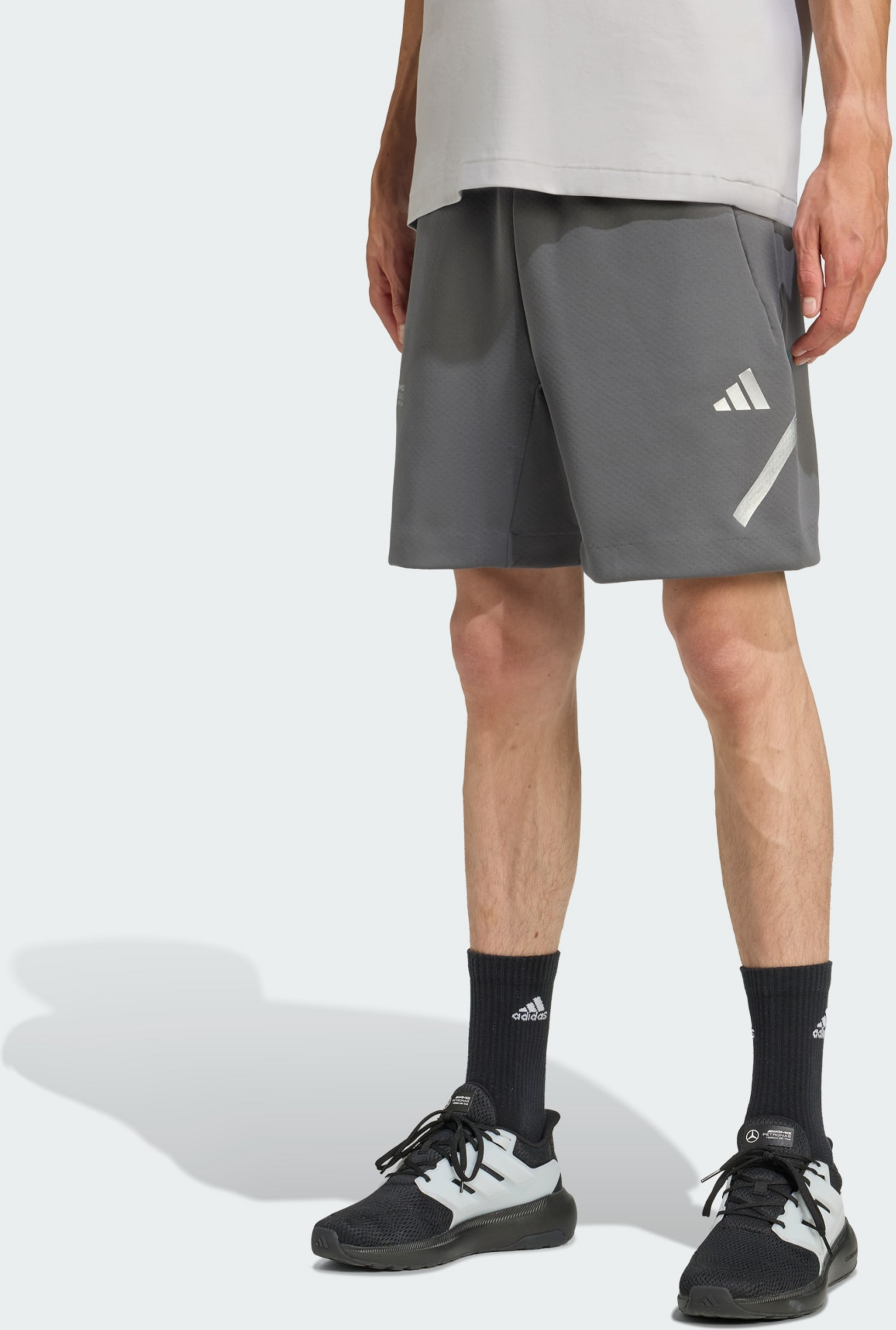 ADIDAS, Adidas Mercedes – Amg Petronas Formula One Team Silver Arrows Shorts