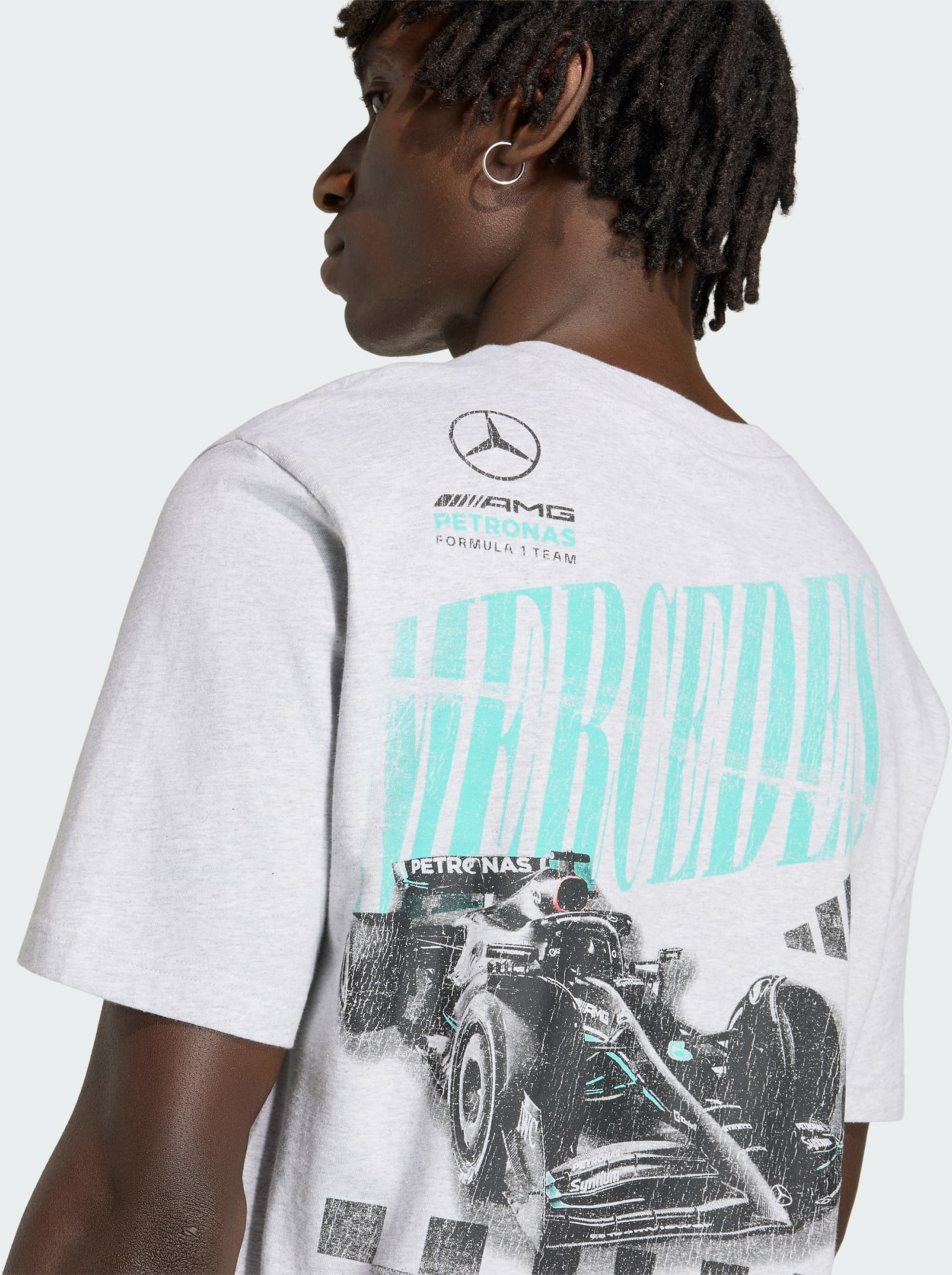 ADIDAS, Adidas Mercedes - Amg Petronas Formula 1 Team 01 T-shirt Med Grafik