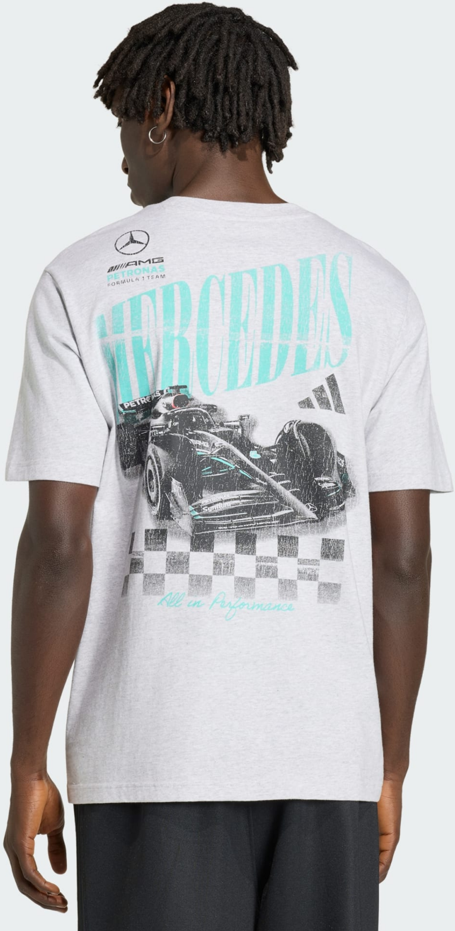 ADIDAS, Adidas Mercedes - Amg Petronas Formula 1 Team 01 T-shirt Med Grafik
