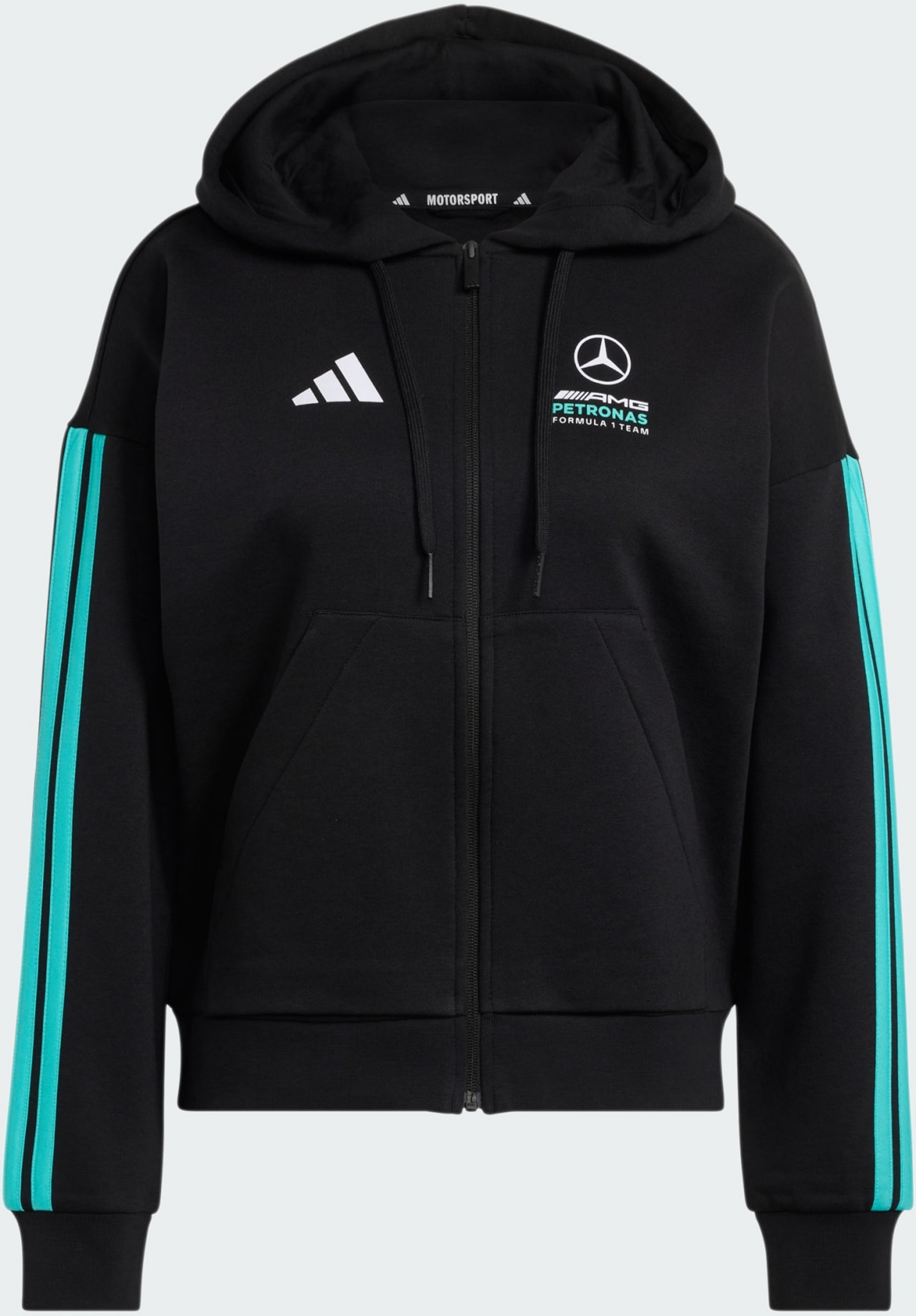 ADIDAS, Adidas Mercedes - Amg Petronas Formula 1 Team Dna Huvtr&ouml;ja Med Hel Dragkedja